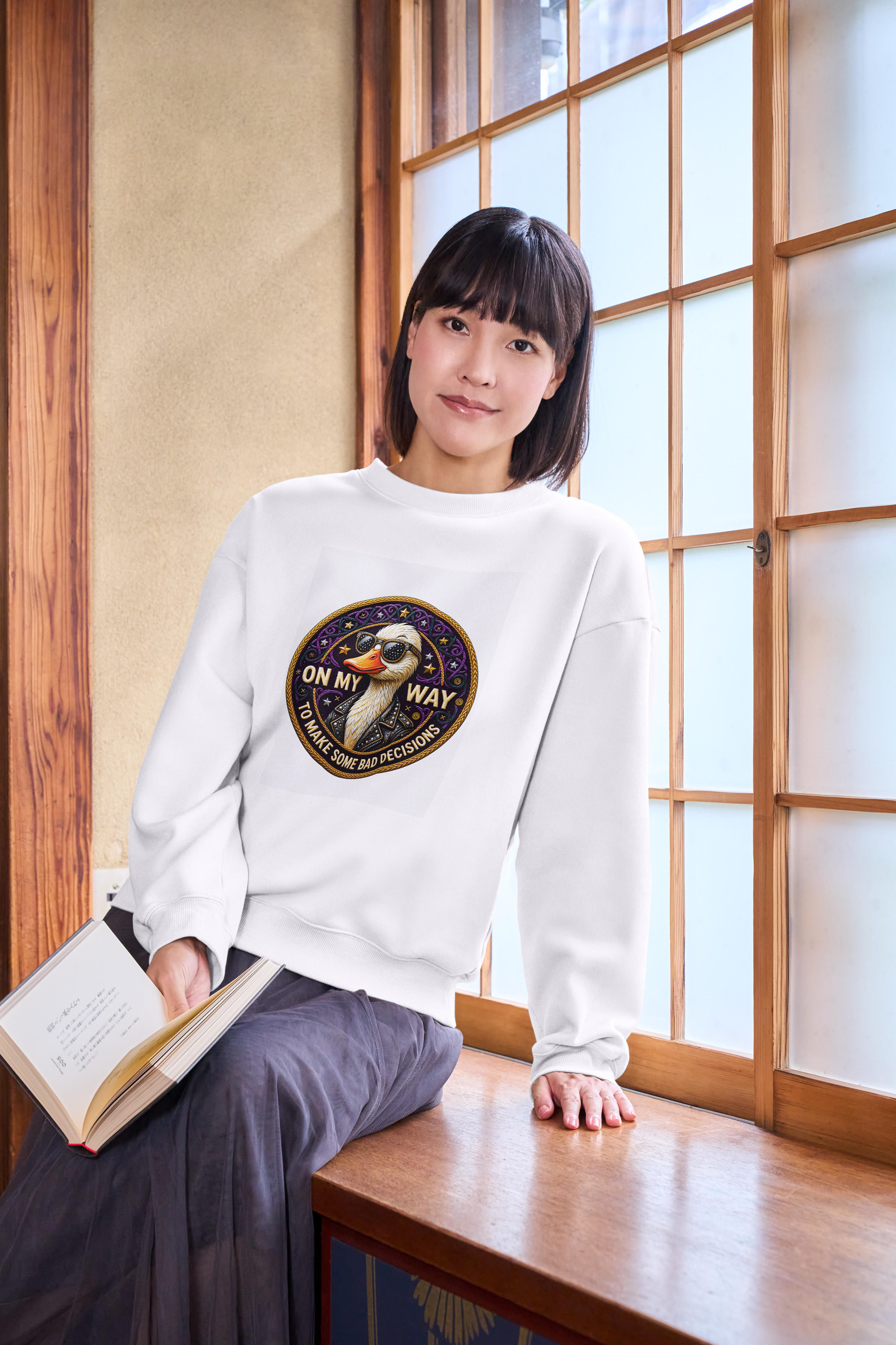 WOMEN TRENDY SWEATSHIRT - SIGMA ATTITUDE