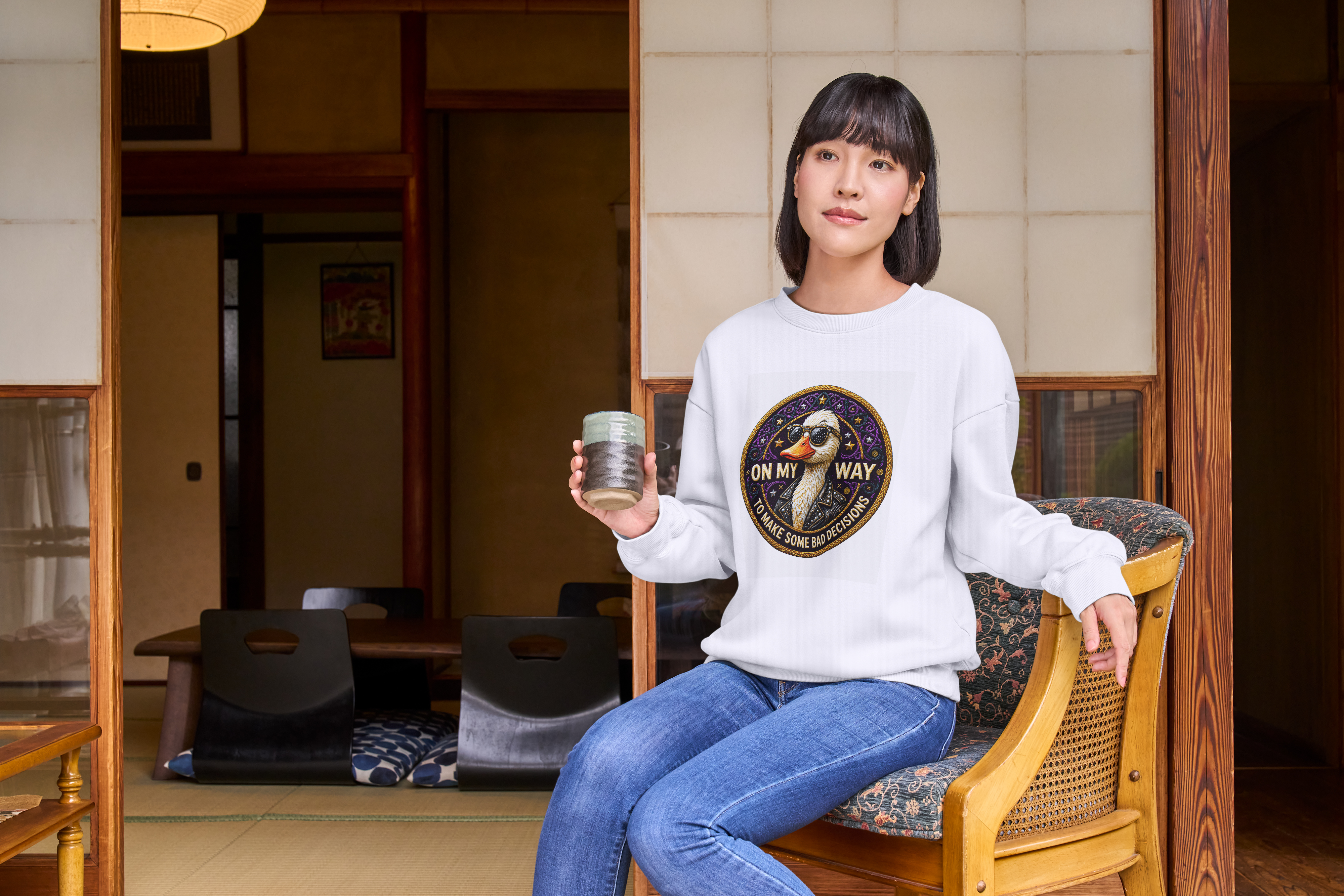 WOMEN TRENDY SWEATSHIRT - SIGMA ATTITUDE