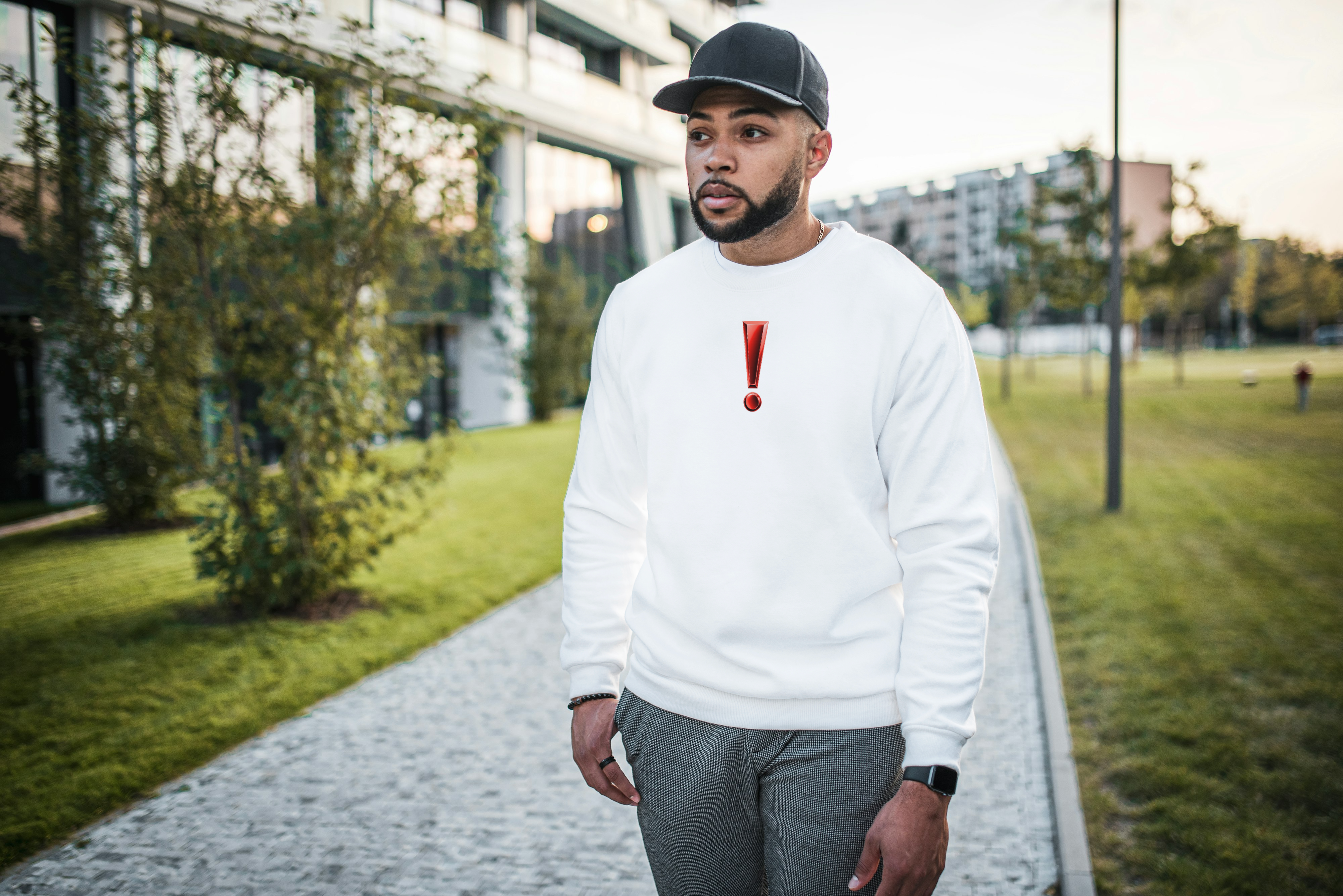 MEN'S STREETWEAR SWEATSHIRT - SERIOUSLY