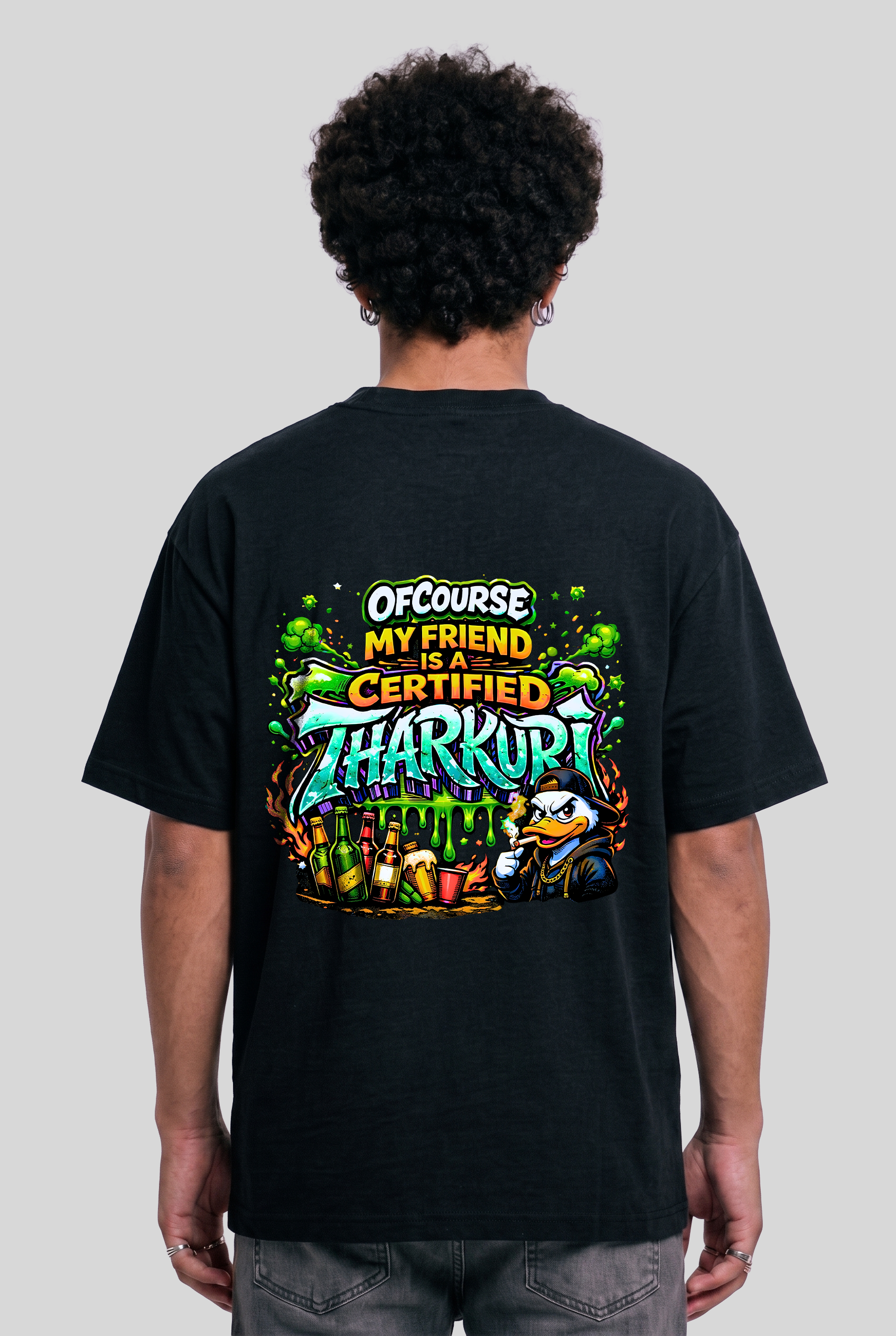 Men's Super Combed Cotton Oversized T-Shirt - Certified