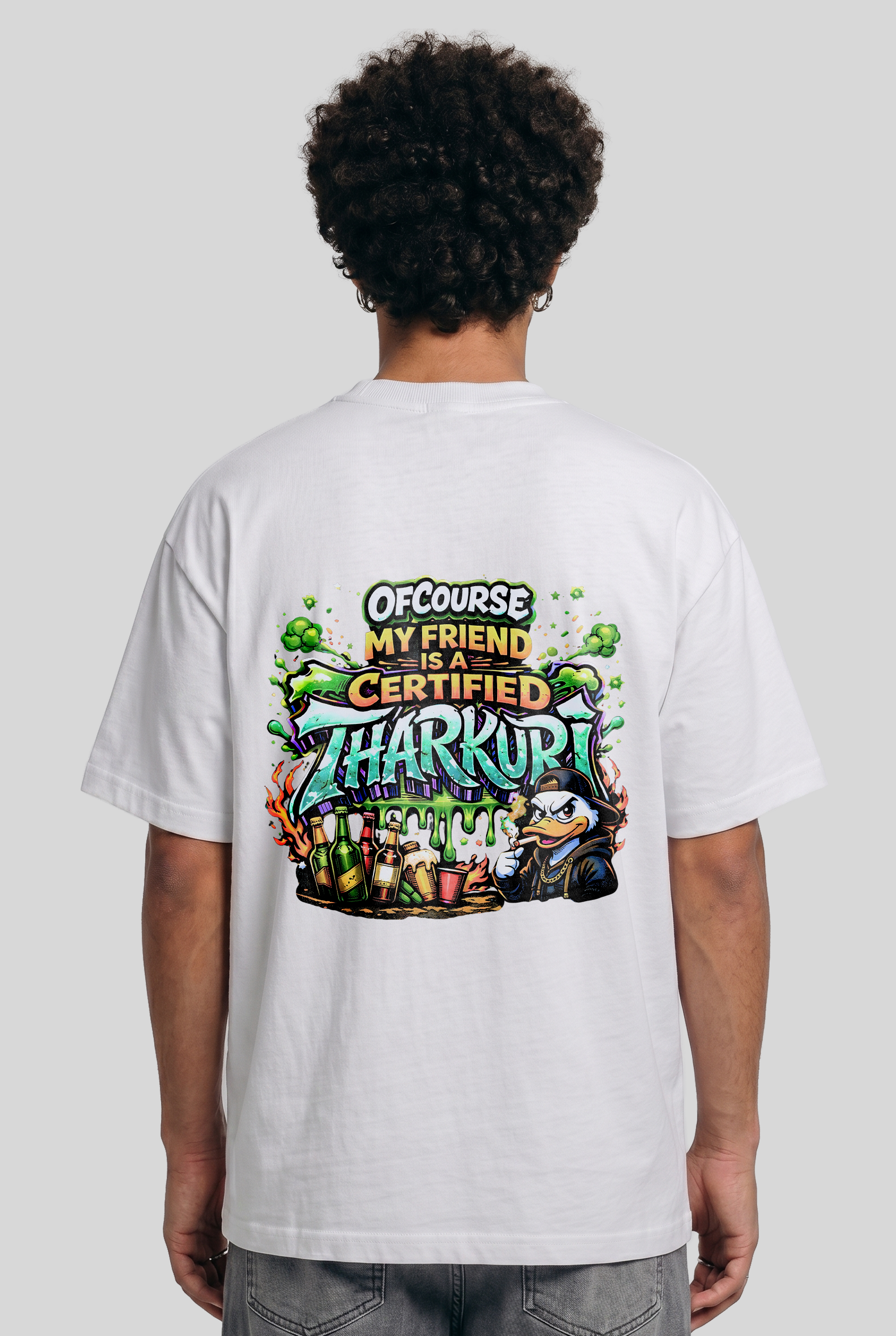 Men's Super Combed Cotton Oversized T-Shirt - Certified