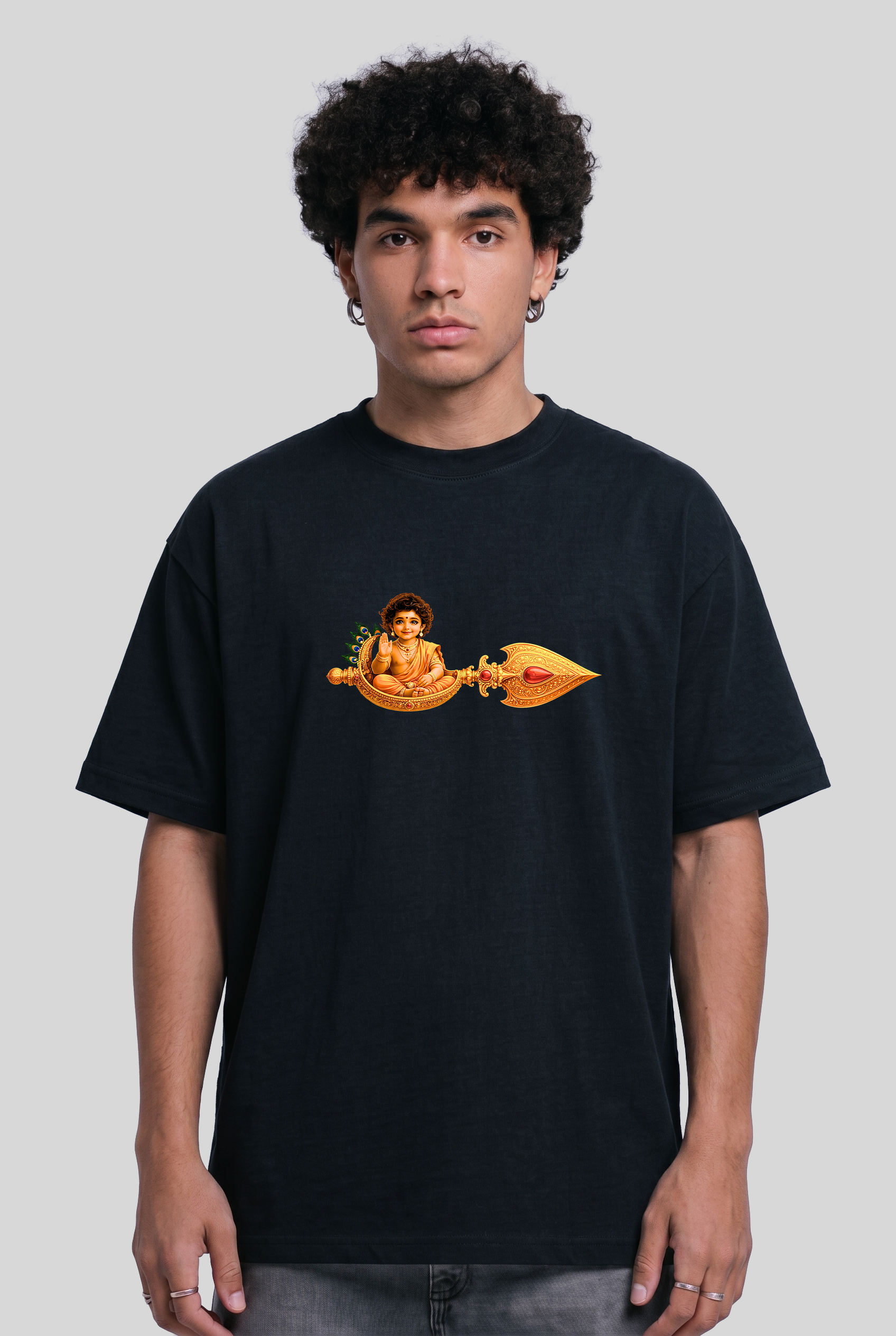 Men's Super Combed Cotton Oversized T-Shirt - Murugan