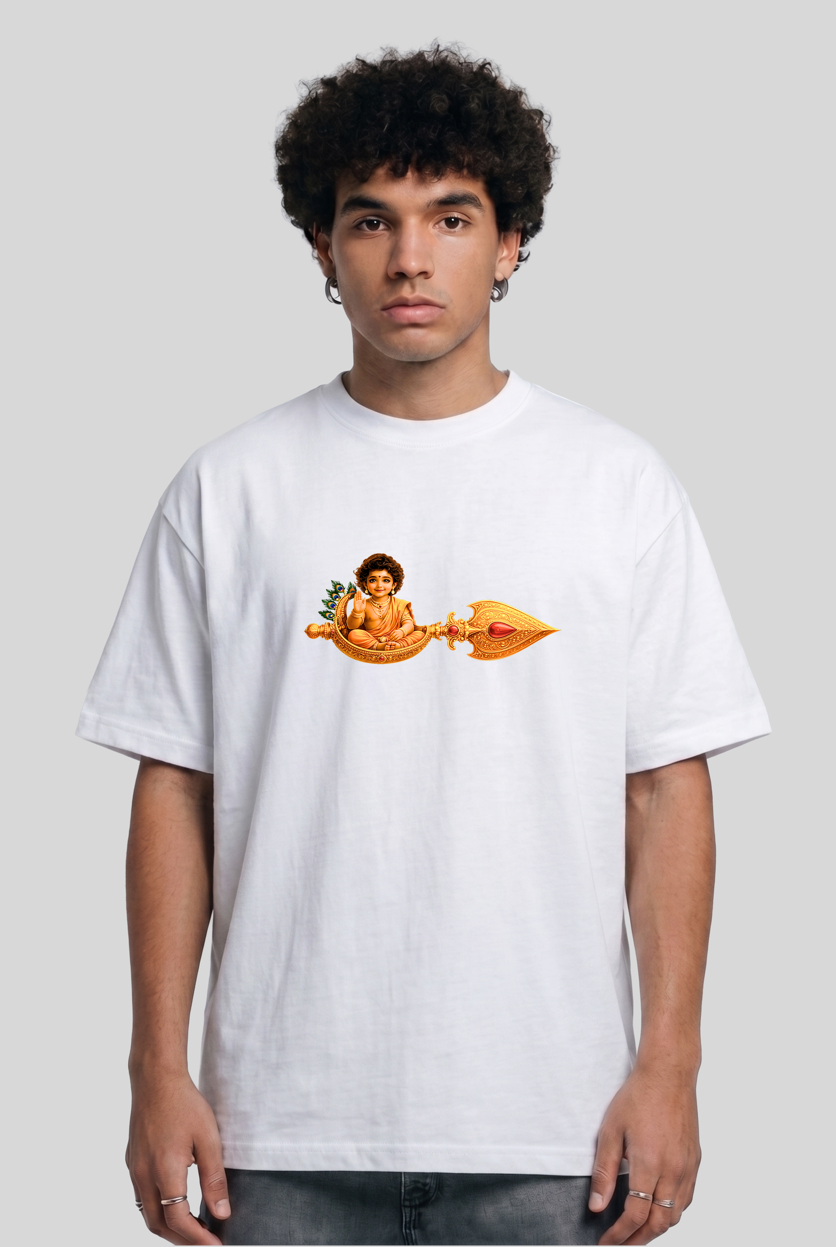 Men's Super Combed Cotton Oversized T-Shirt - Murugan