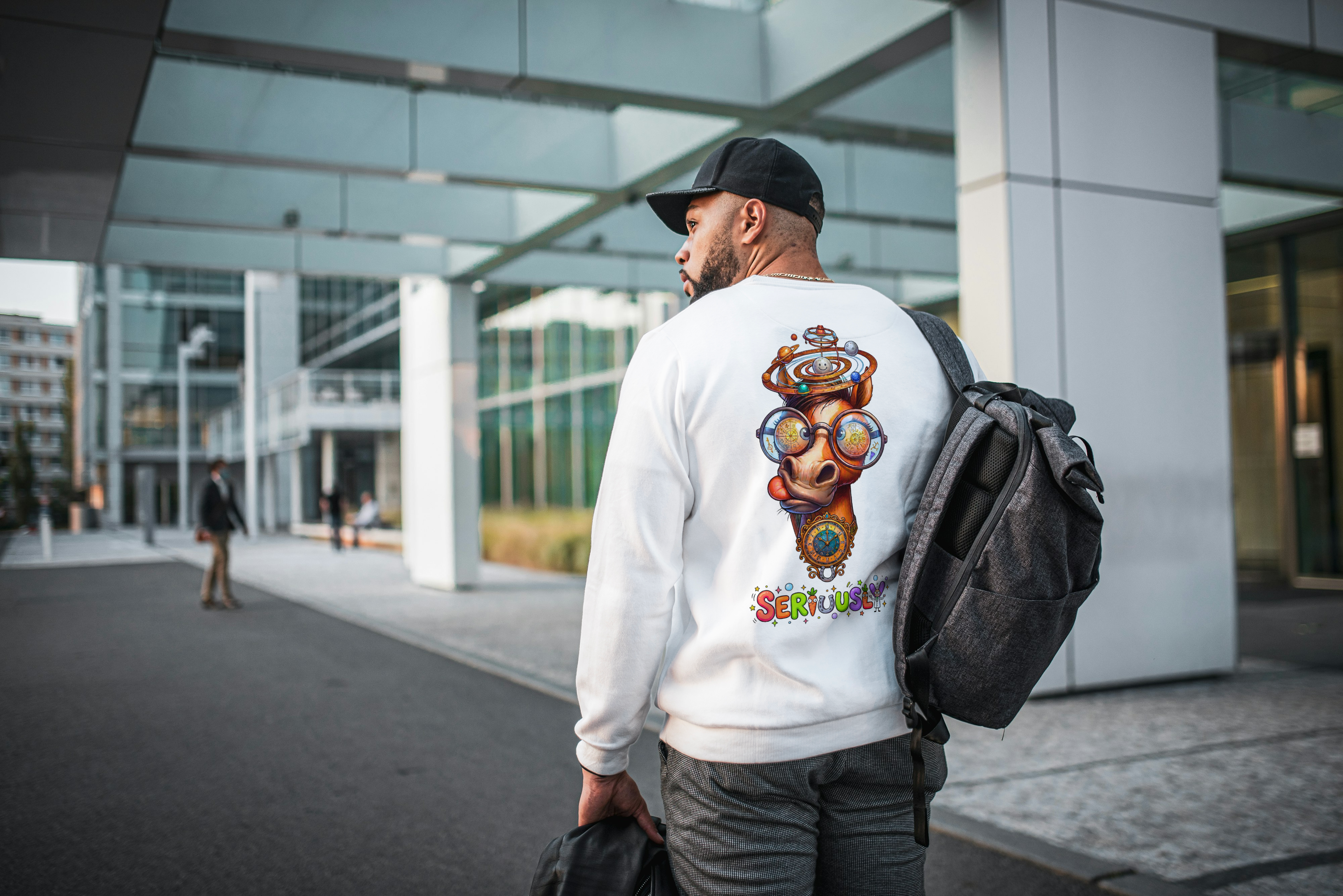 MEN'S STREETWEAR SWEATSHIRT - SERIOUSLY