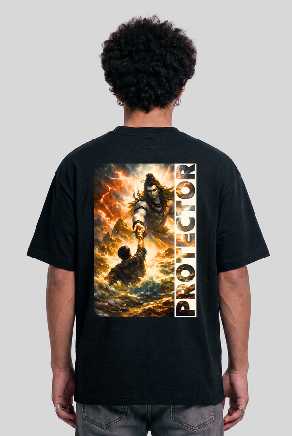 Men's Super Combed Cotton Oversized T-Shirt - Shivan