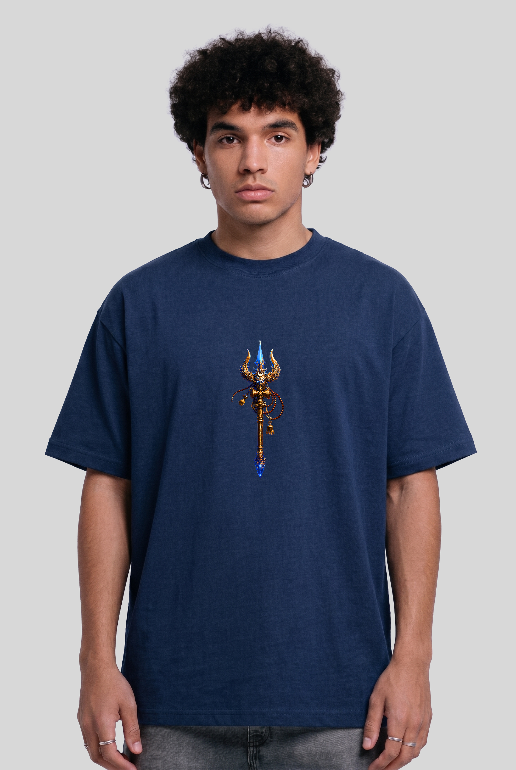 Men's Super Combed Cotton Oversized T-Shirt - Shivan