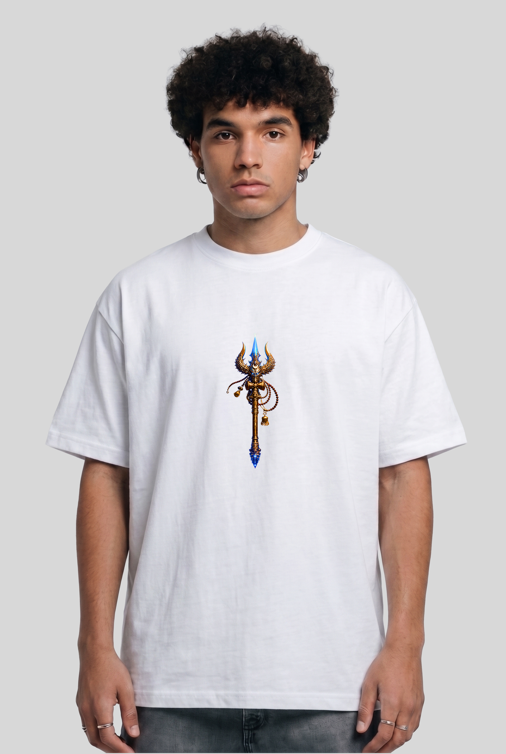 Men's Super Combed Cotton Oversized T-Shirt - Shivan