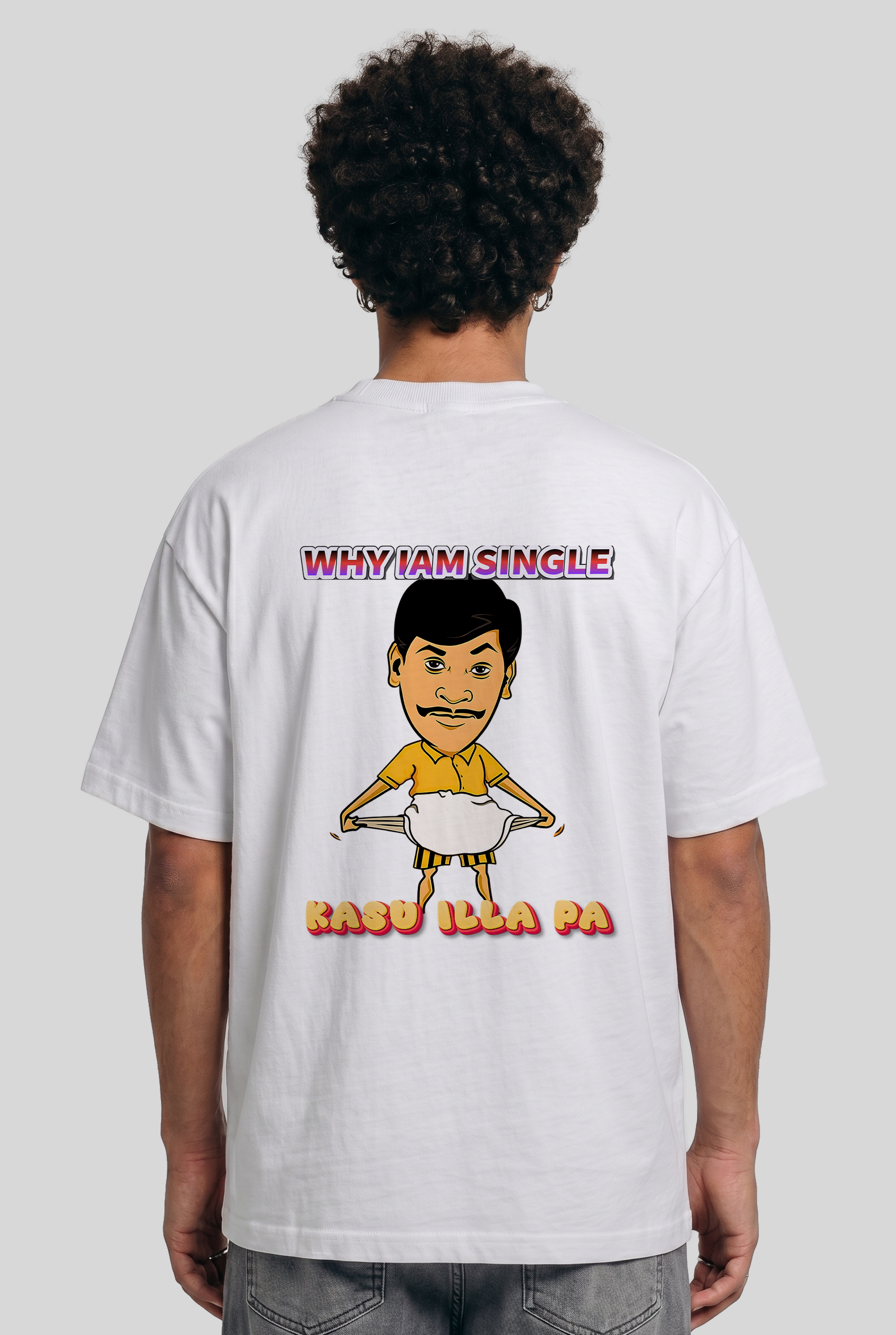 Men's Super Combed Cotton Oversized T-Shirt - Single