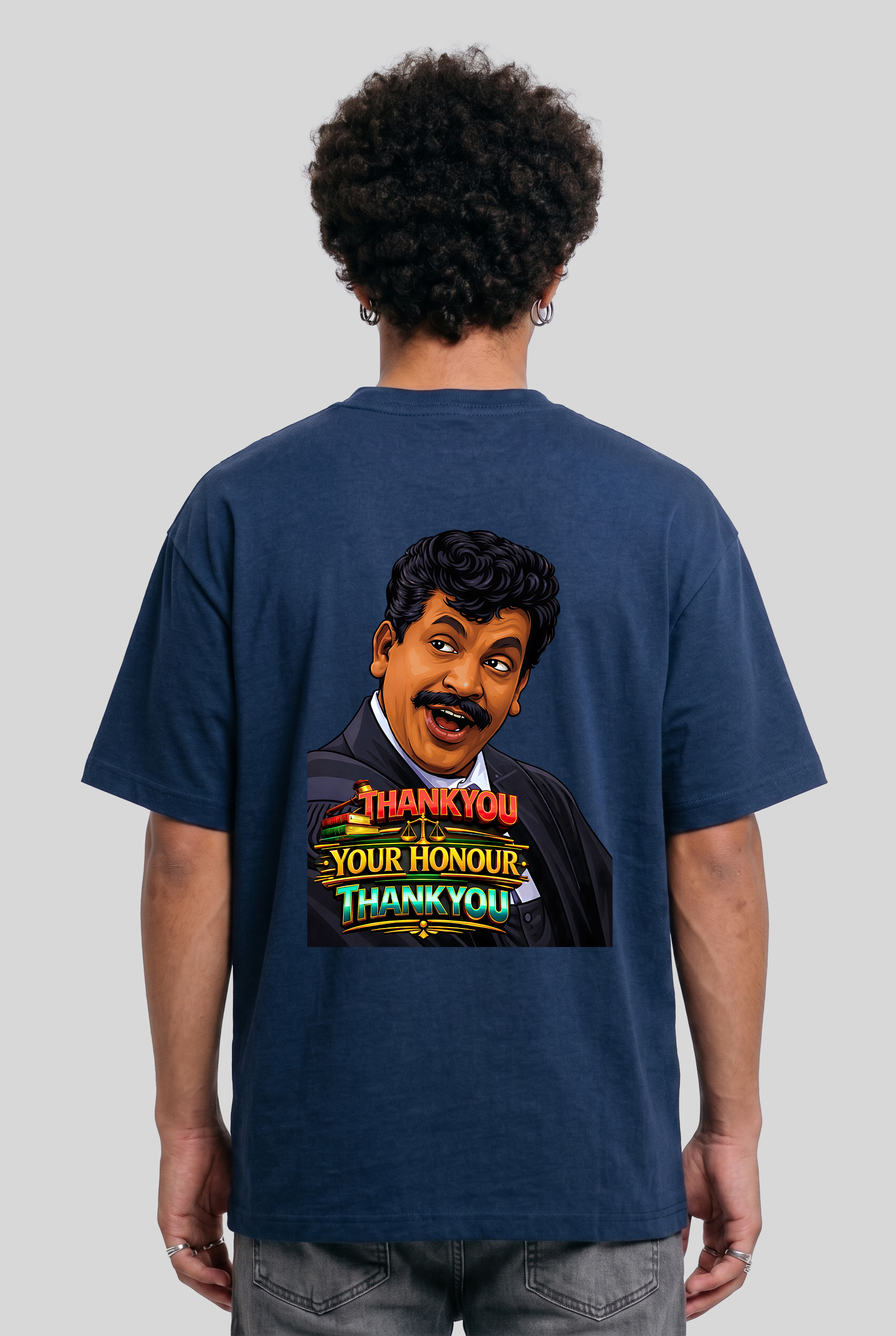 Men's Super Combed Cotton Oversized T-Shirt - Thankyou