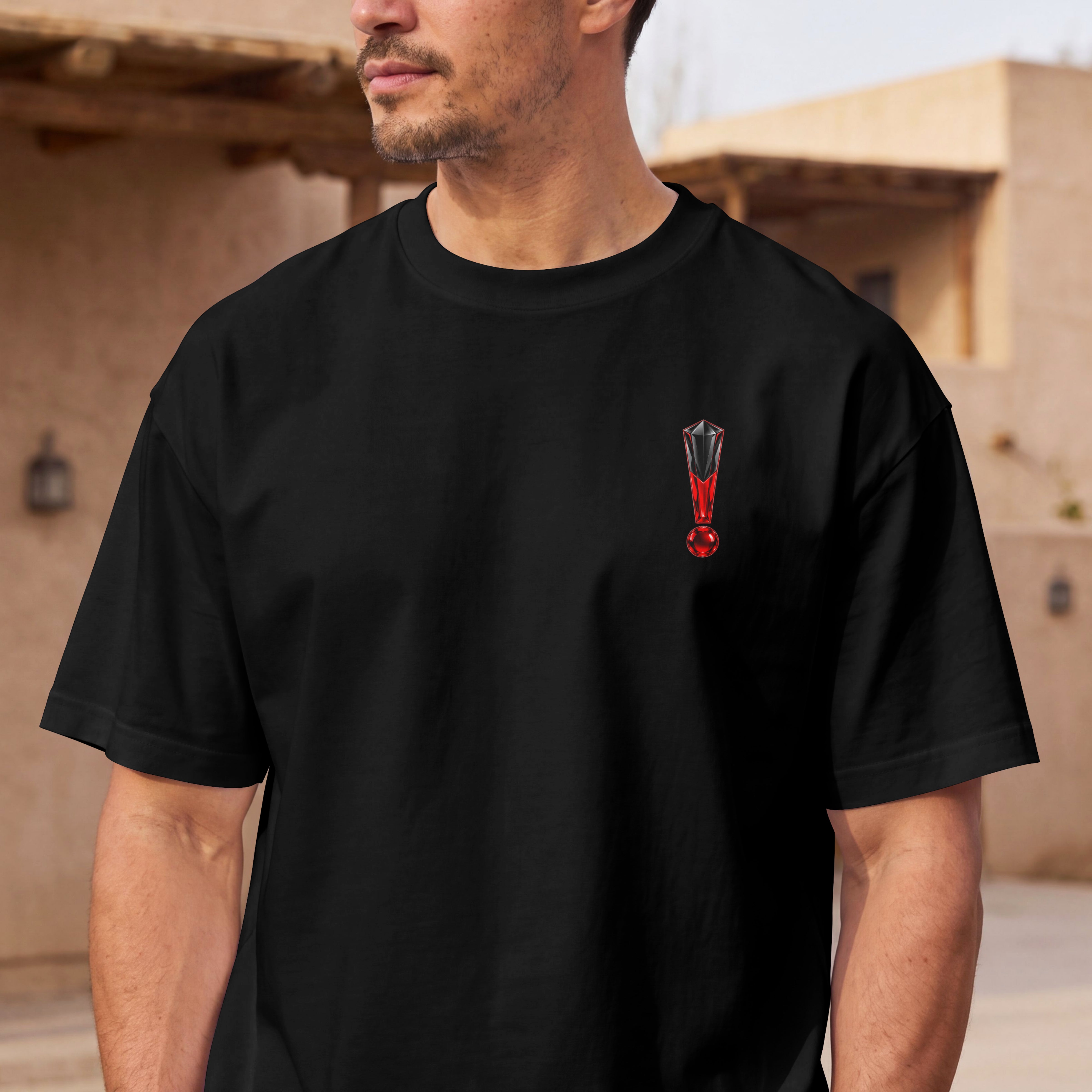 MENS CHAOES OVERSIZED TSHIRT - THE LUCK