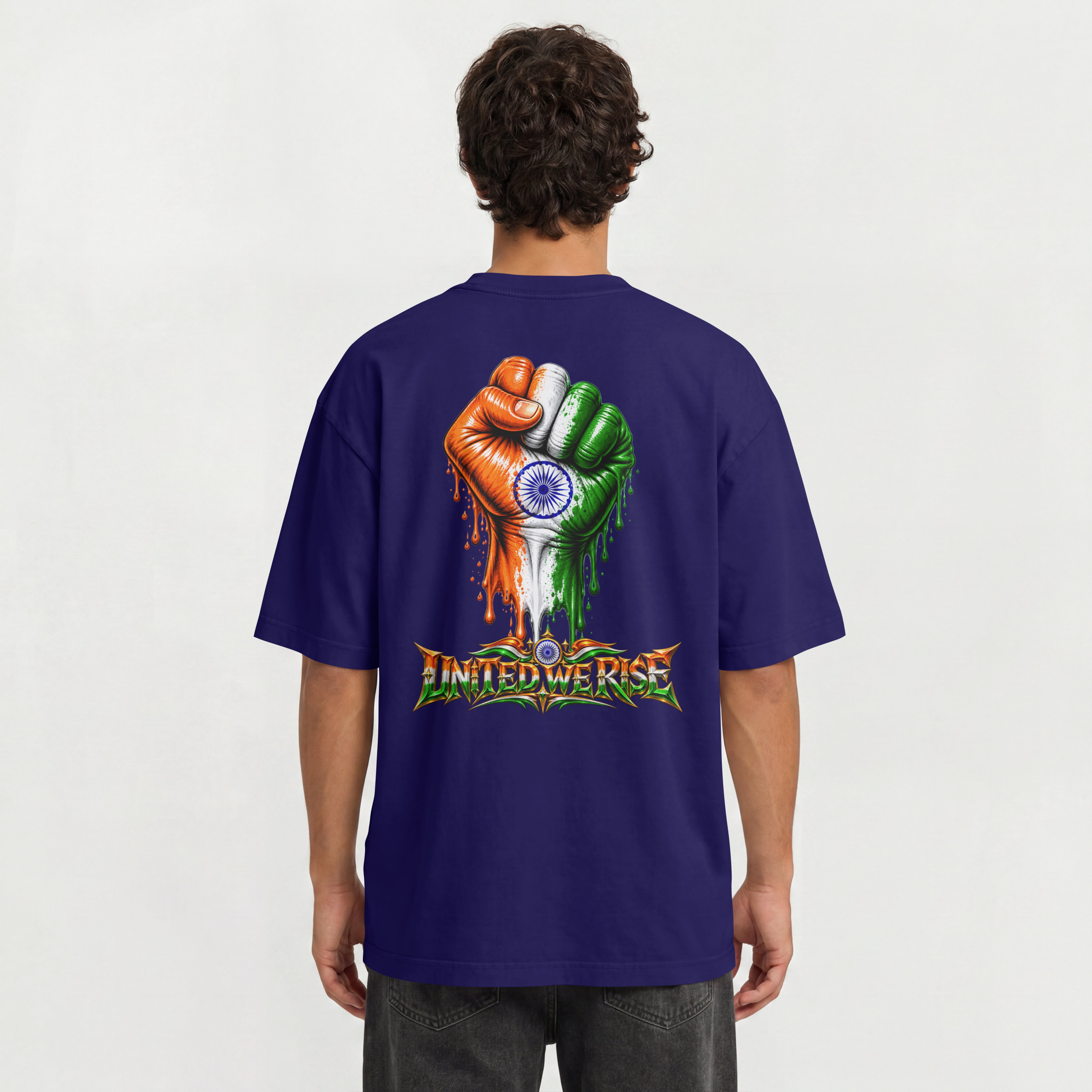 UNISEX UNITED OVERSIZED T SHIRT - INDIA