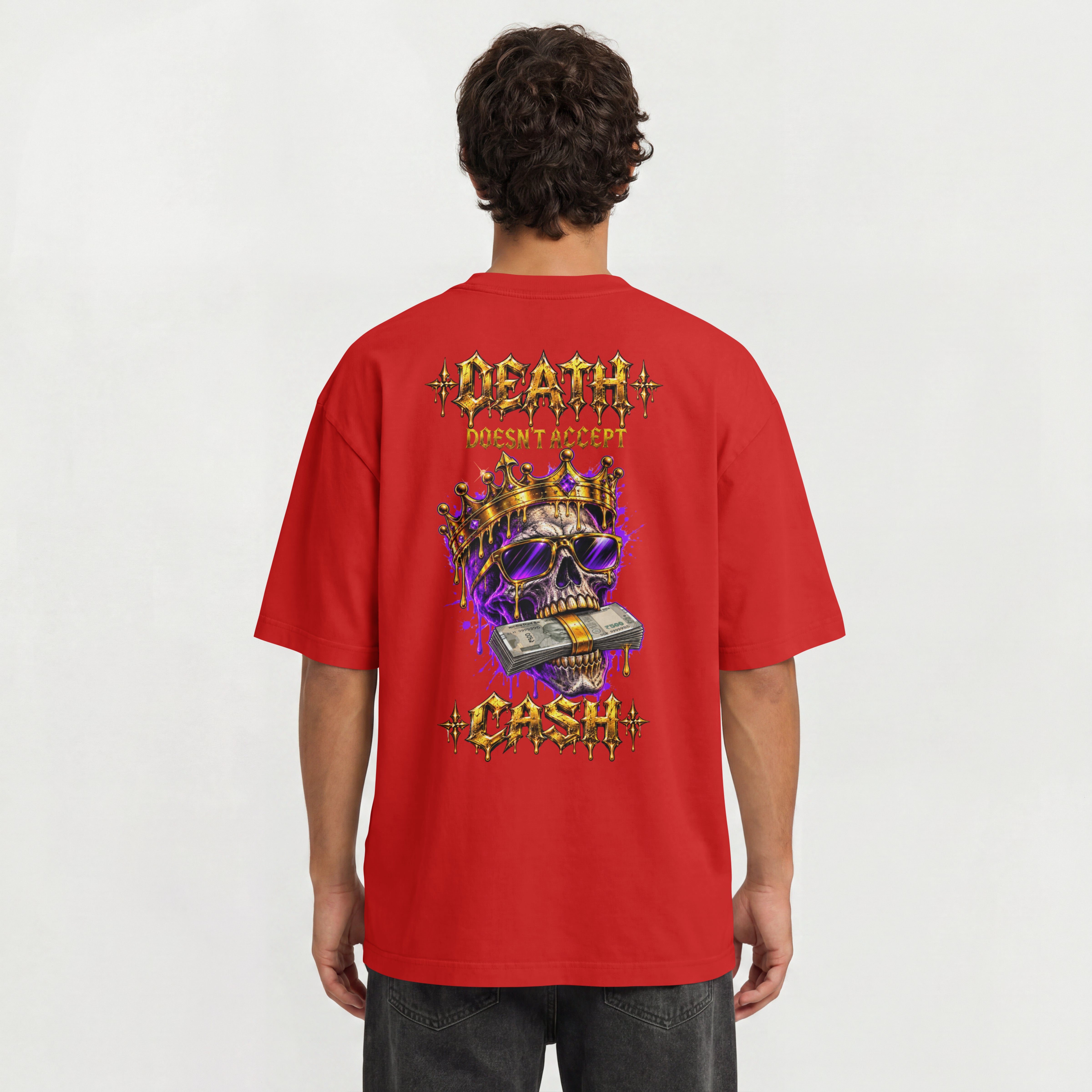 UNISEX TRENDING OVERSIZED T SHIRT - MONEY