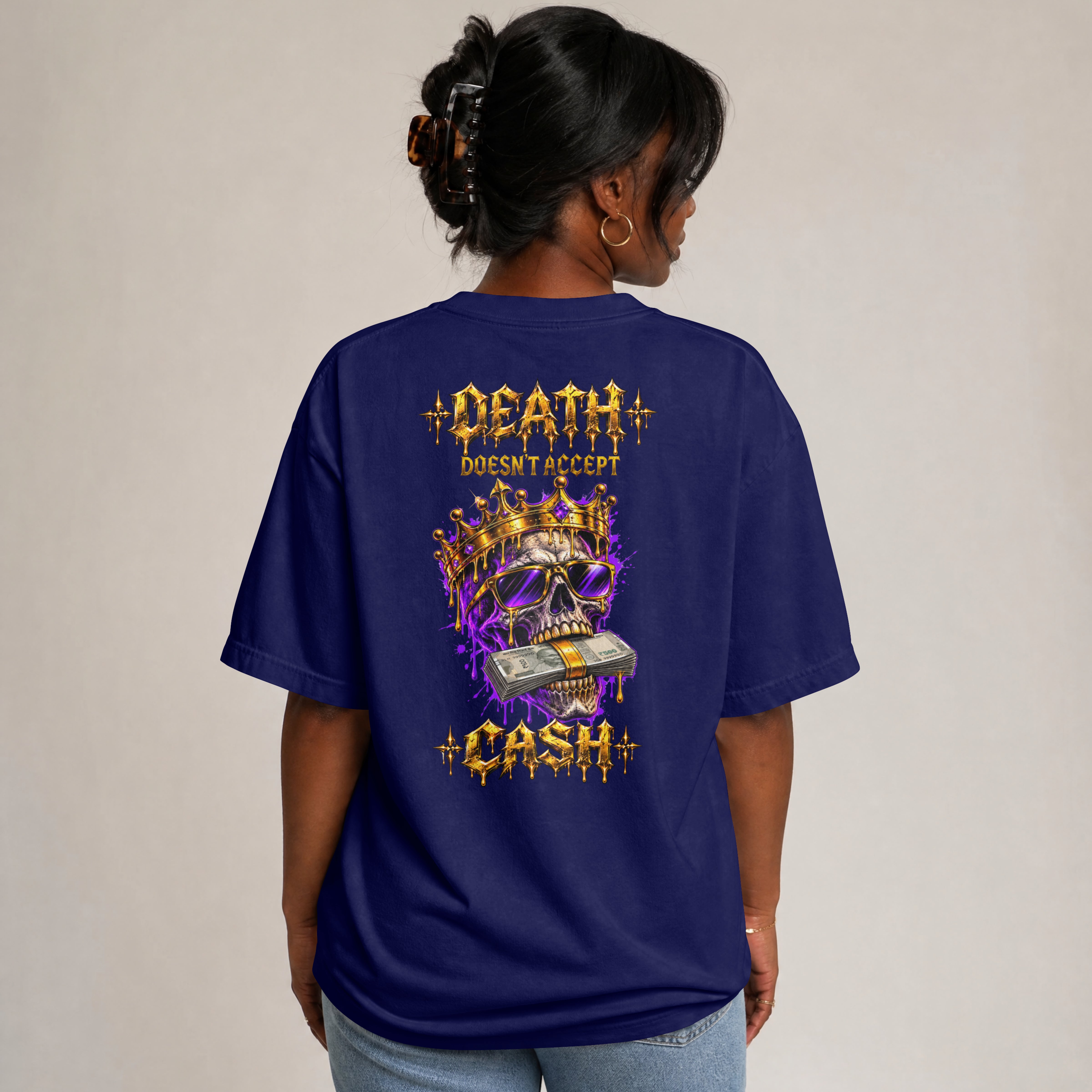 UNISEX TRENDING OVERSIZED T SHIRT - MONEY