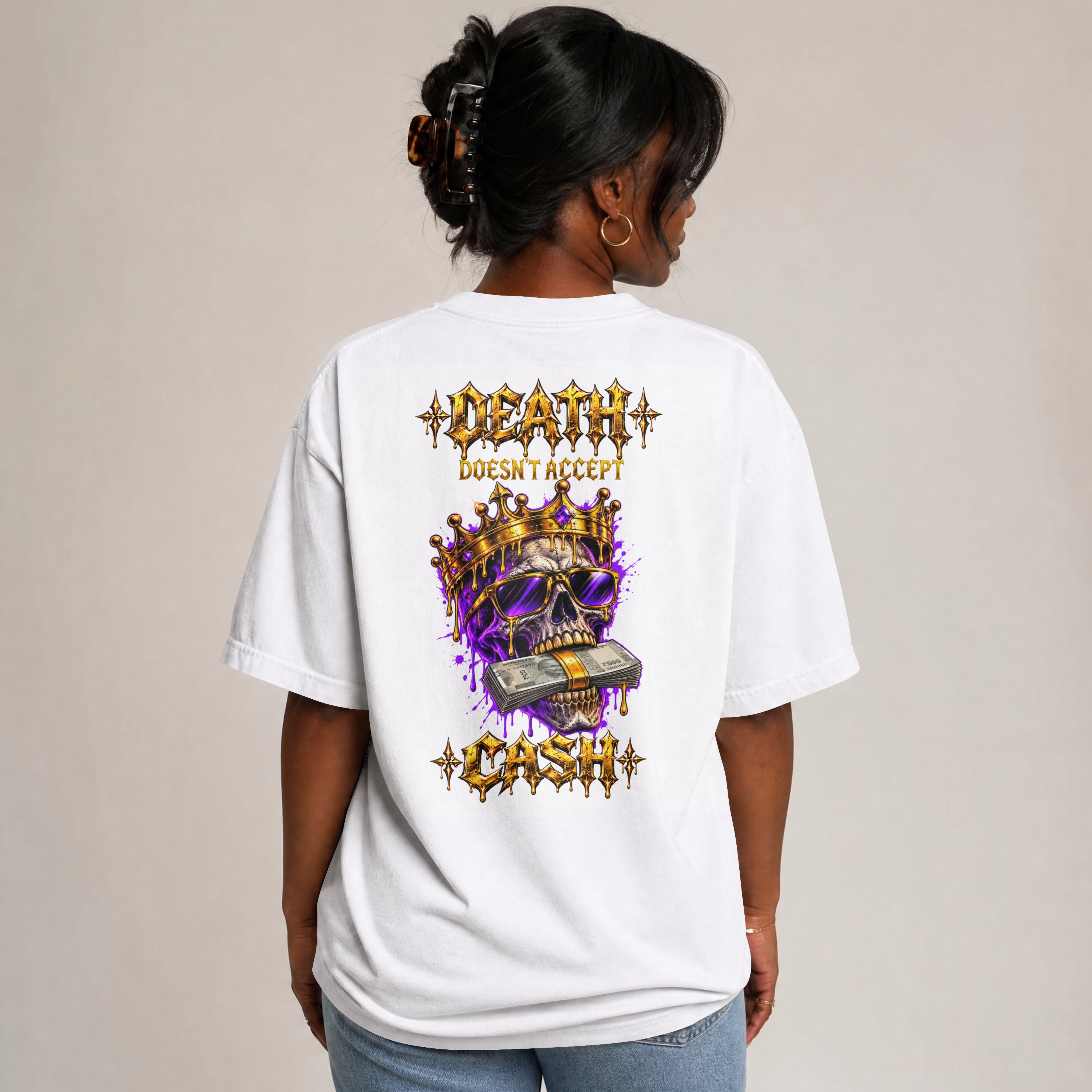 UNISEX TRENDING OVERSIZED T SHIRT - MONEY