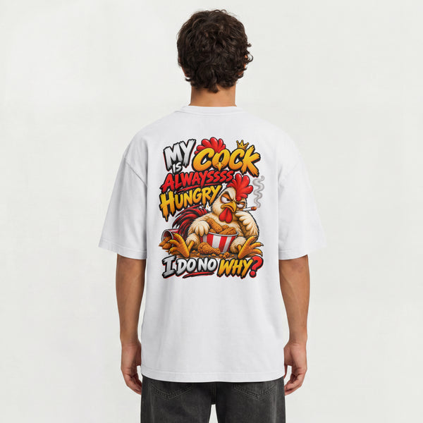 MENS 18 PLUS OVERSIZED T SHIRT - MY COCK