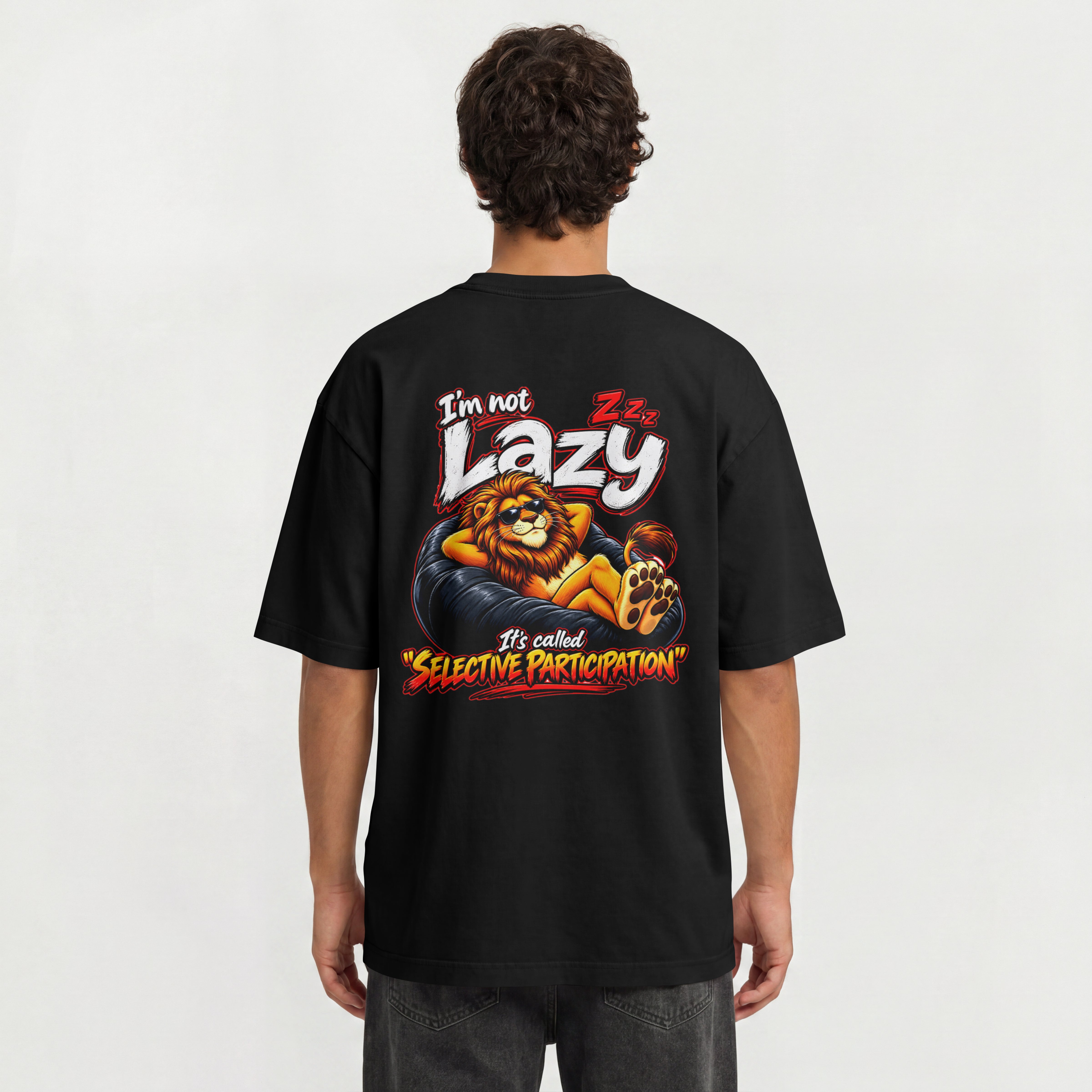 MENS TRENDY OVESIZED T SHIRT - THE LAZY