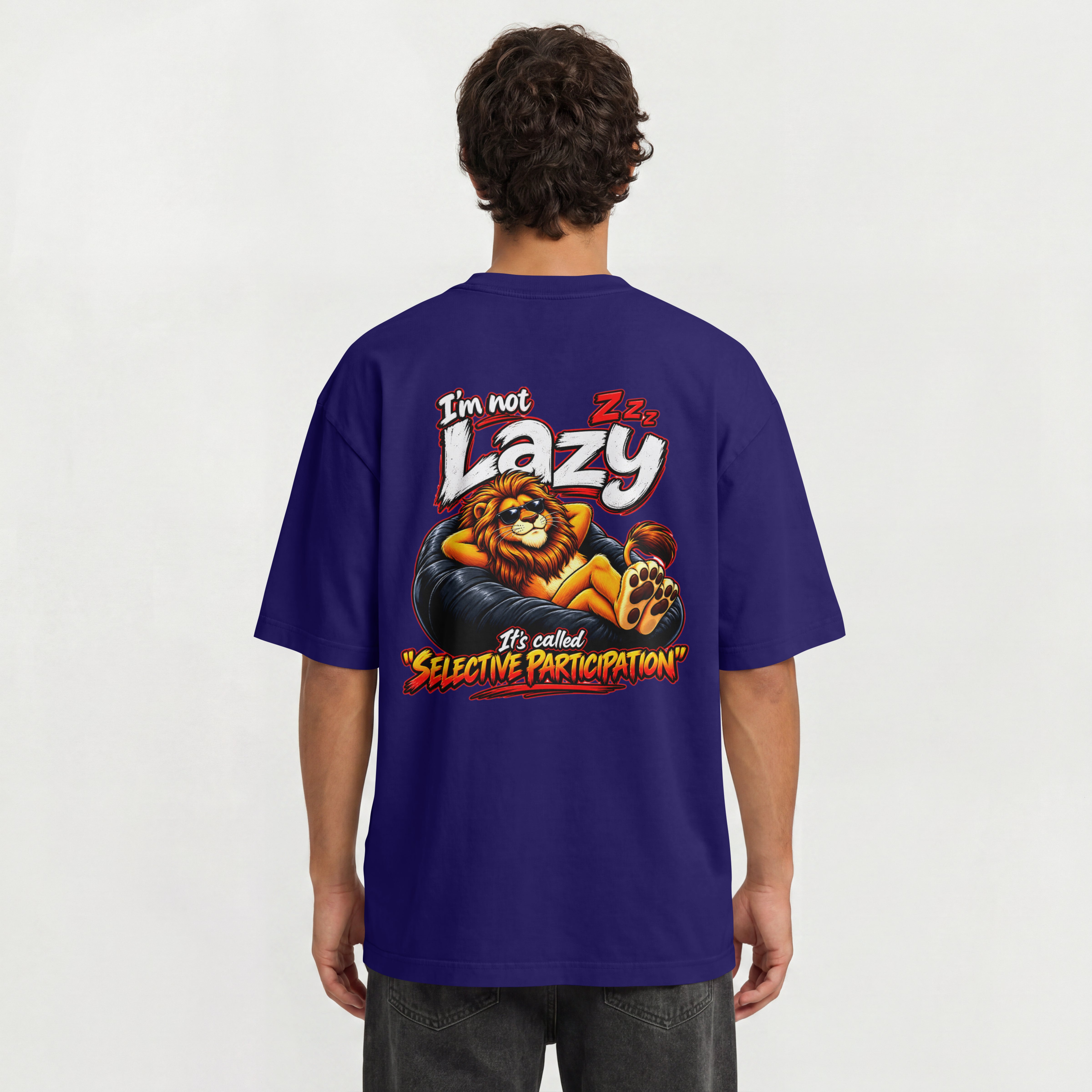 MENS TRENDY OVESIZED T SHIRT - THE LAZY