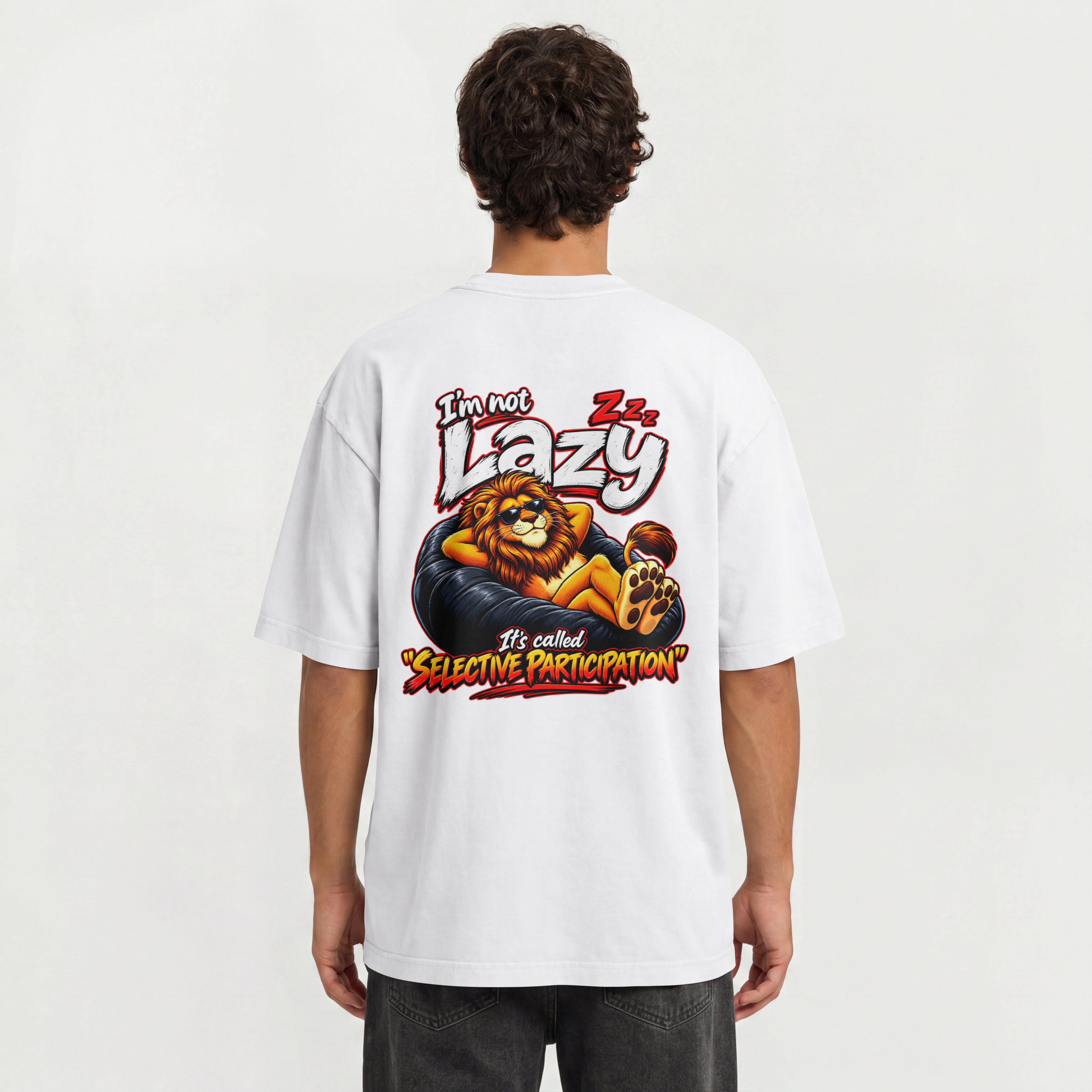 MENS TRENDY OVESIZED T SHIRT - THE LAZY