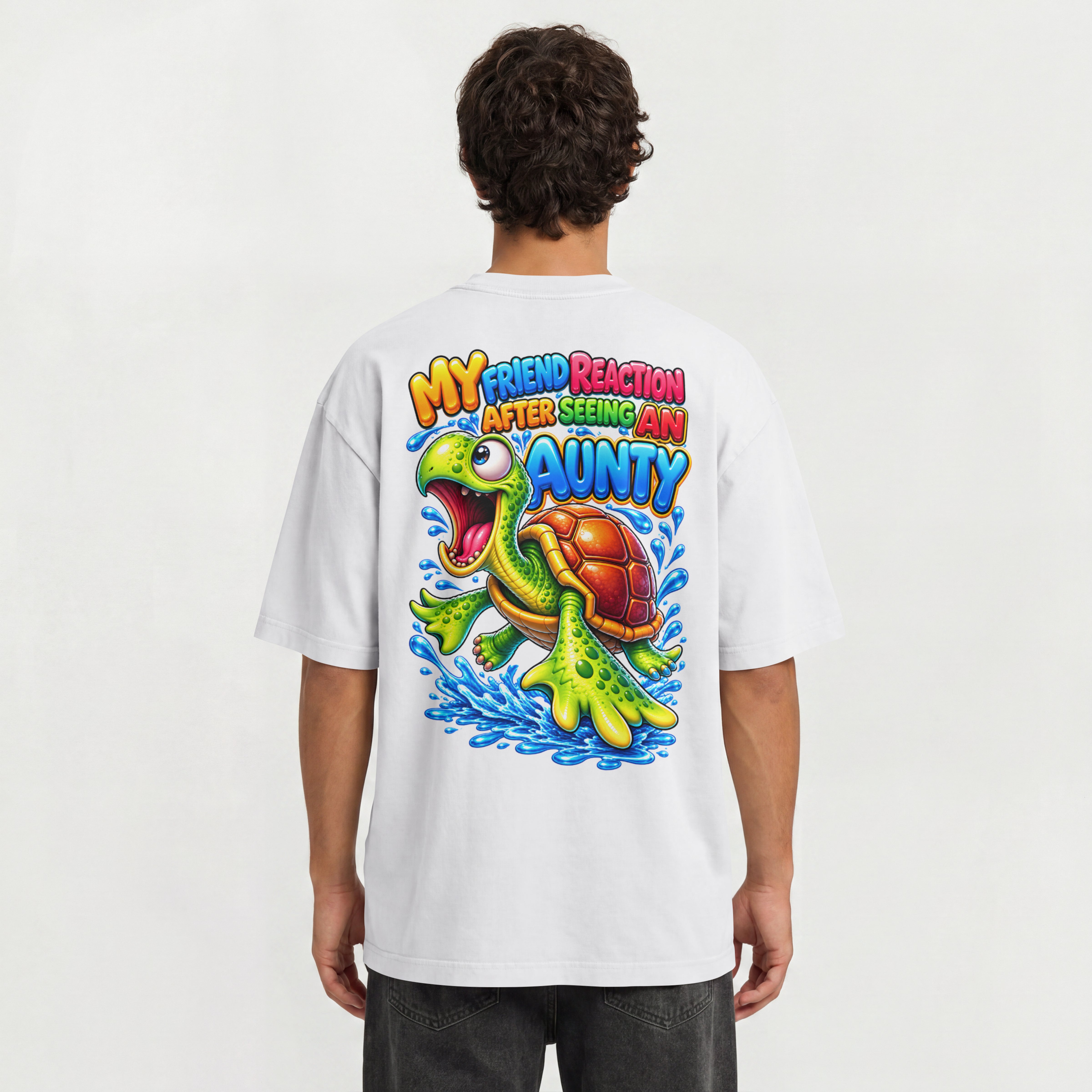 MENS FUNNY TROOL OVERSIZED T SHIRT - MY FRIEND