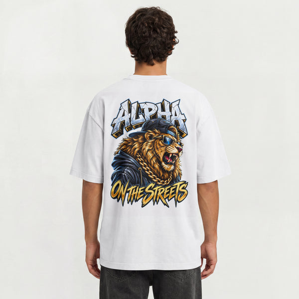 MENS ATTITUDE OVERSZED T SHIRT - ALPHA