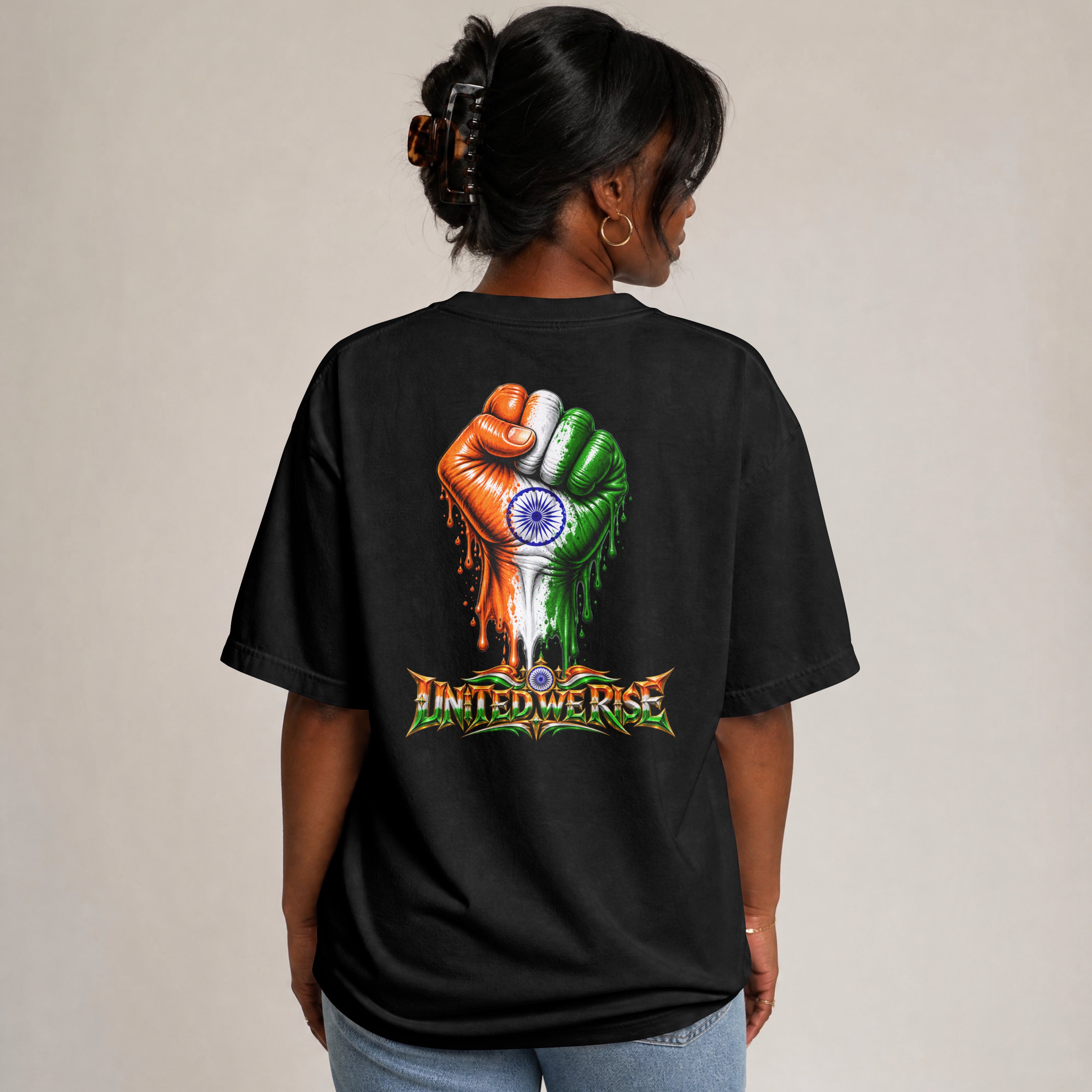 UNISEX UNITED OVERSIZED T SHIRT - INDIA