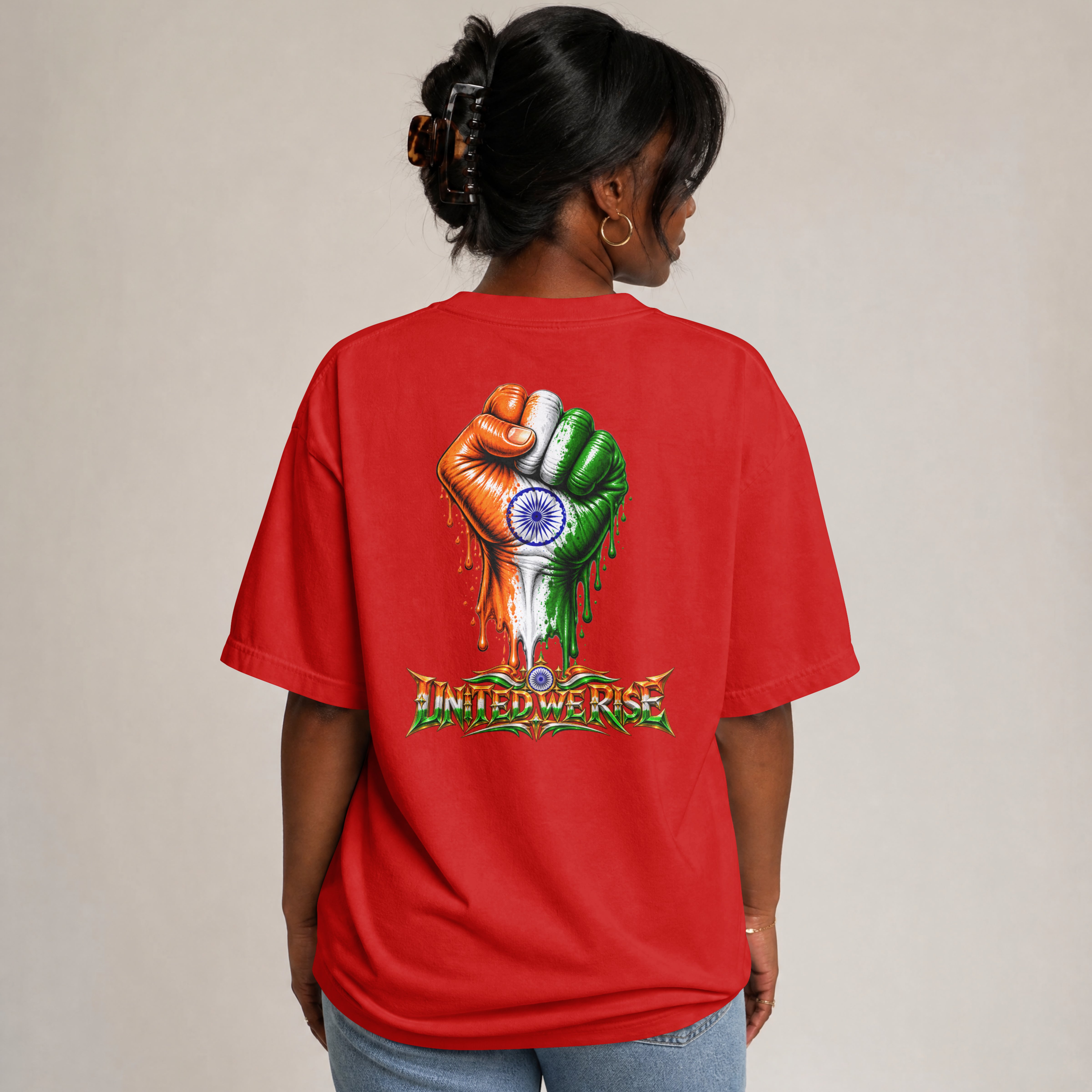UNISEX UNITED OVERSIZED T SHIRT - INDIA