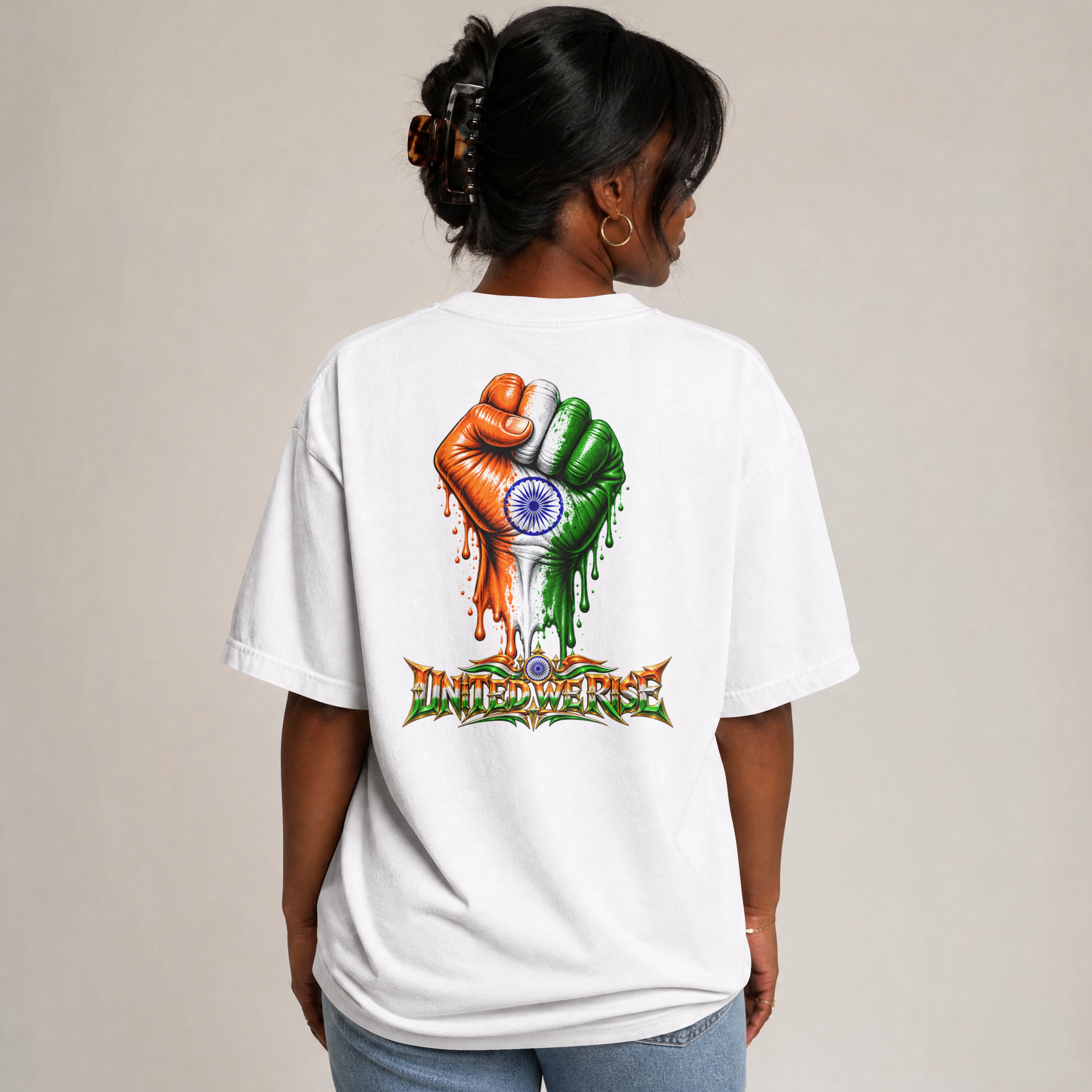 UNISEX UNITED OVERSIZED T SHIRT - INDIA