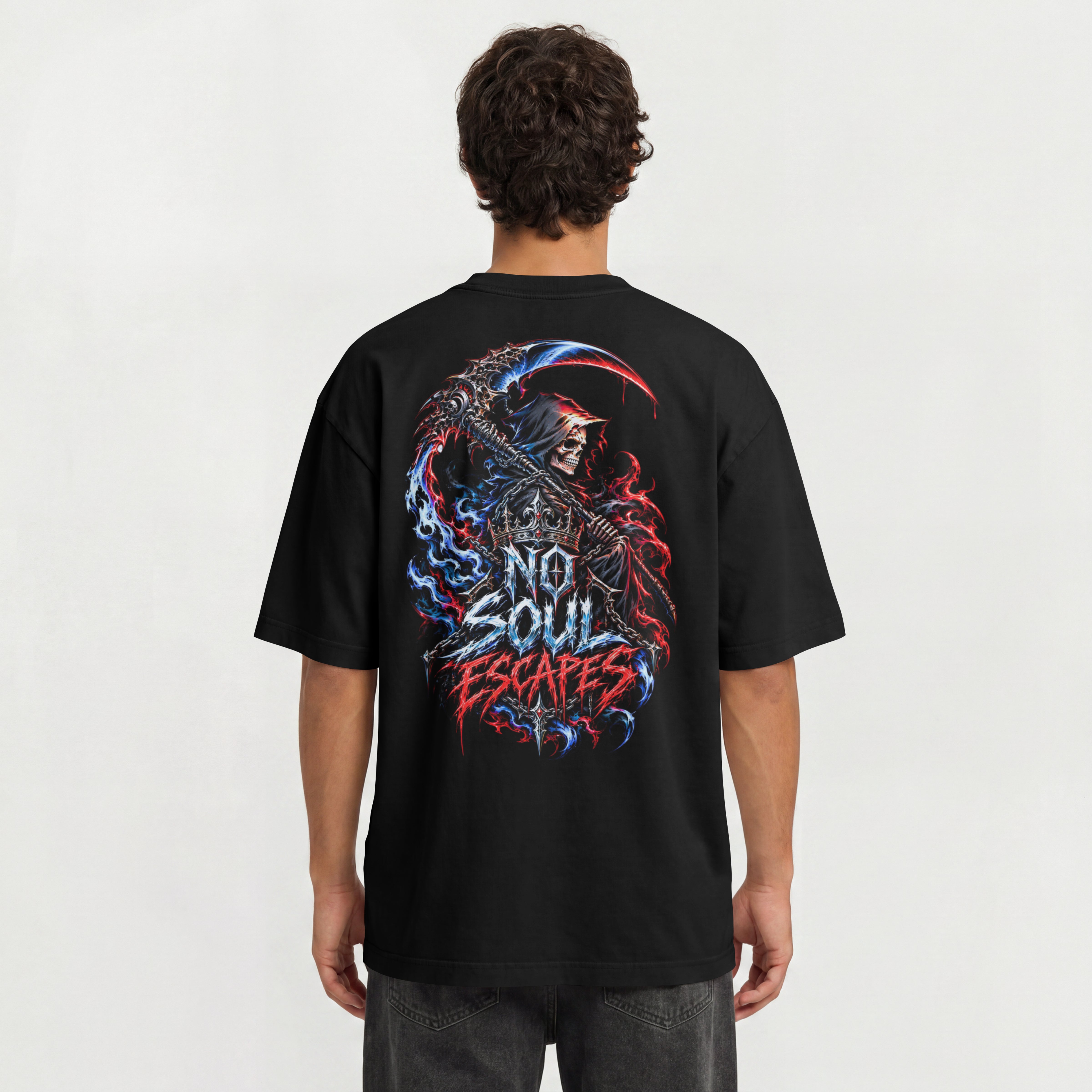MENS STREETWEAR OVERSIZED OUTFIT T SHIRT - SOUL