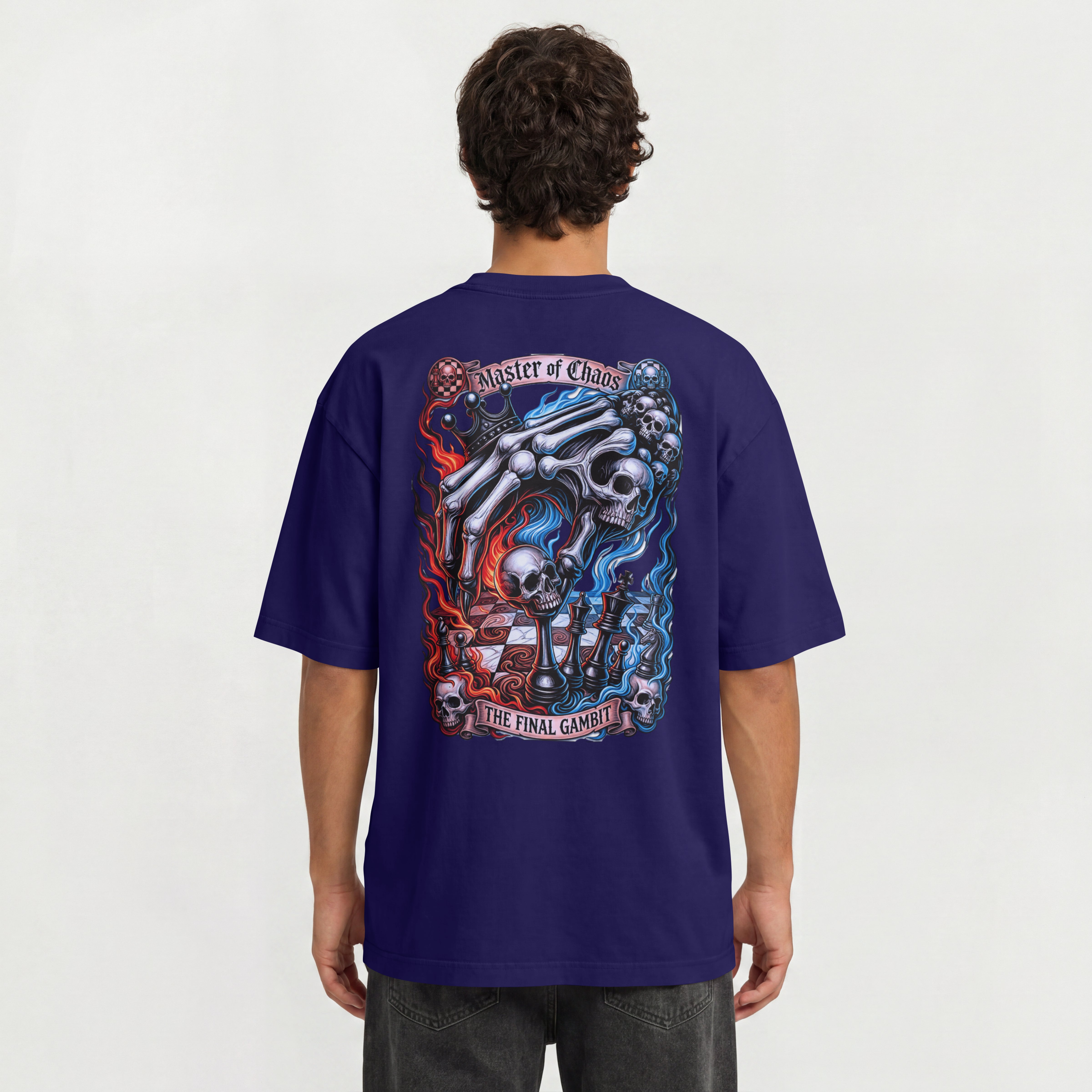 MENS CHAOES OVERSIZED TSHIRT - THE LUCK