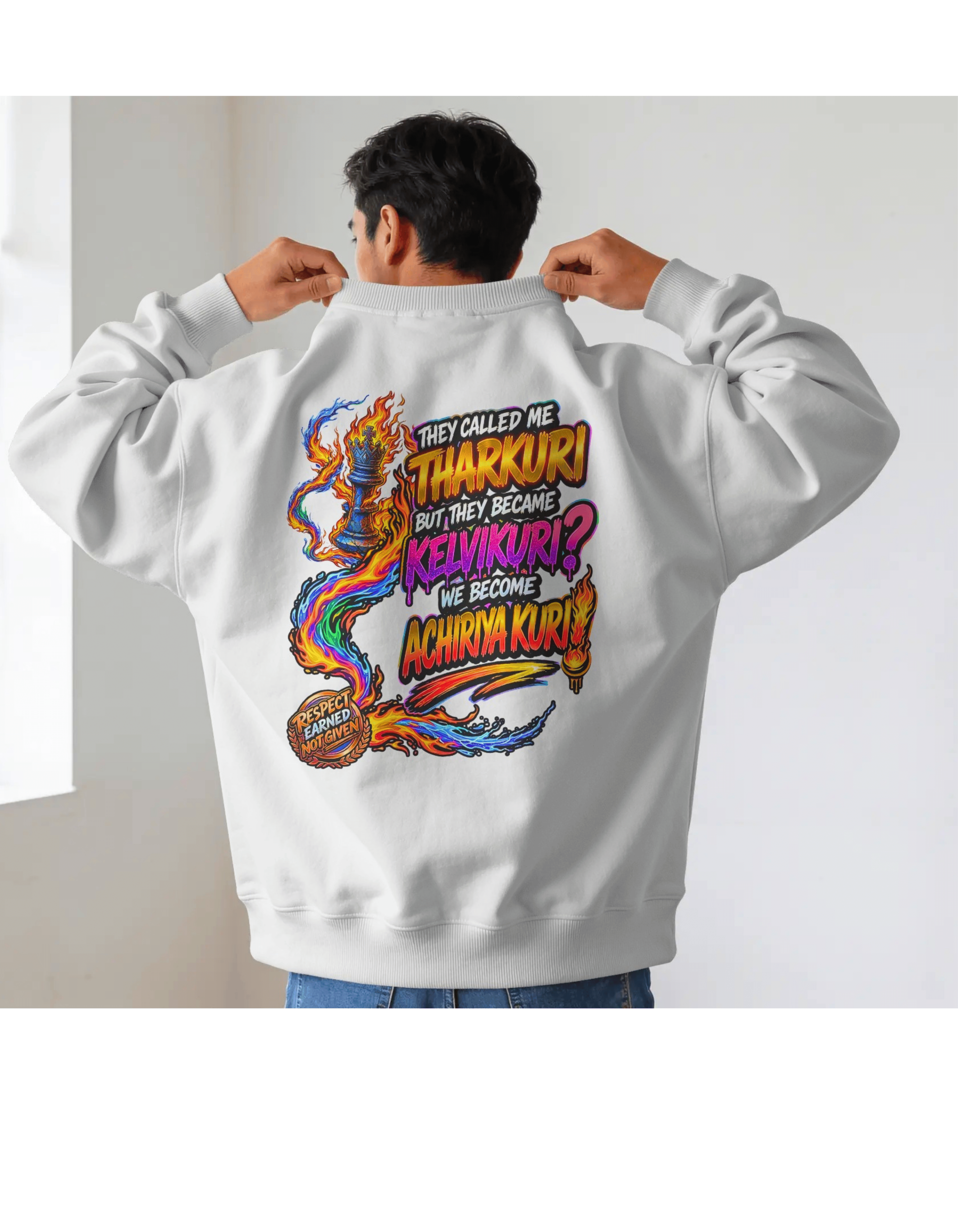 MEN'S BOLD ALPHA MALE SWEATSHIRT - THARKURI TROLL