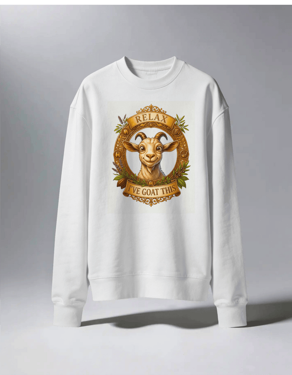 WOMENS FUNNY SWEATSHIRT - I GOAT THIS