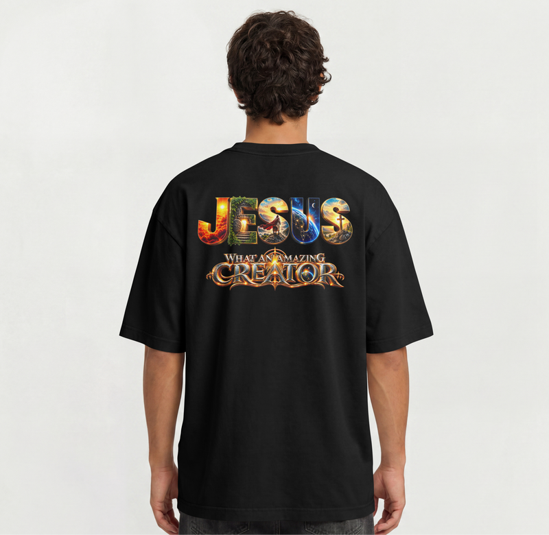 UNISEX DIVINE OVERSIZED T SHIRT - JESUS