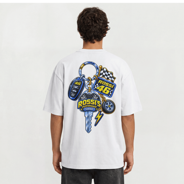 MENS RIDER OVERSIZED T SHIRT - ROSSI 46
