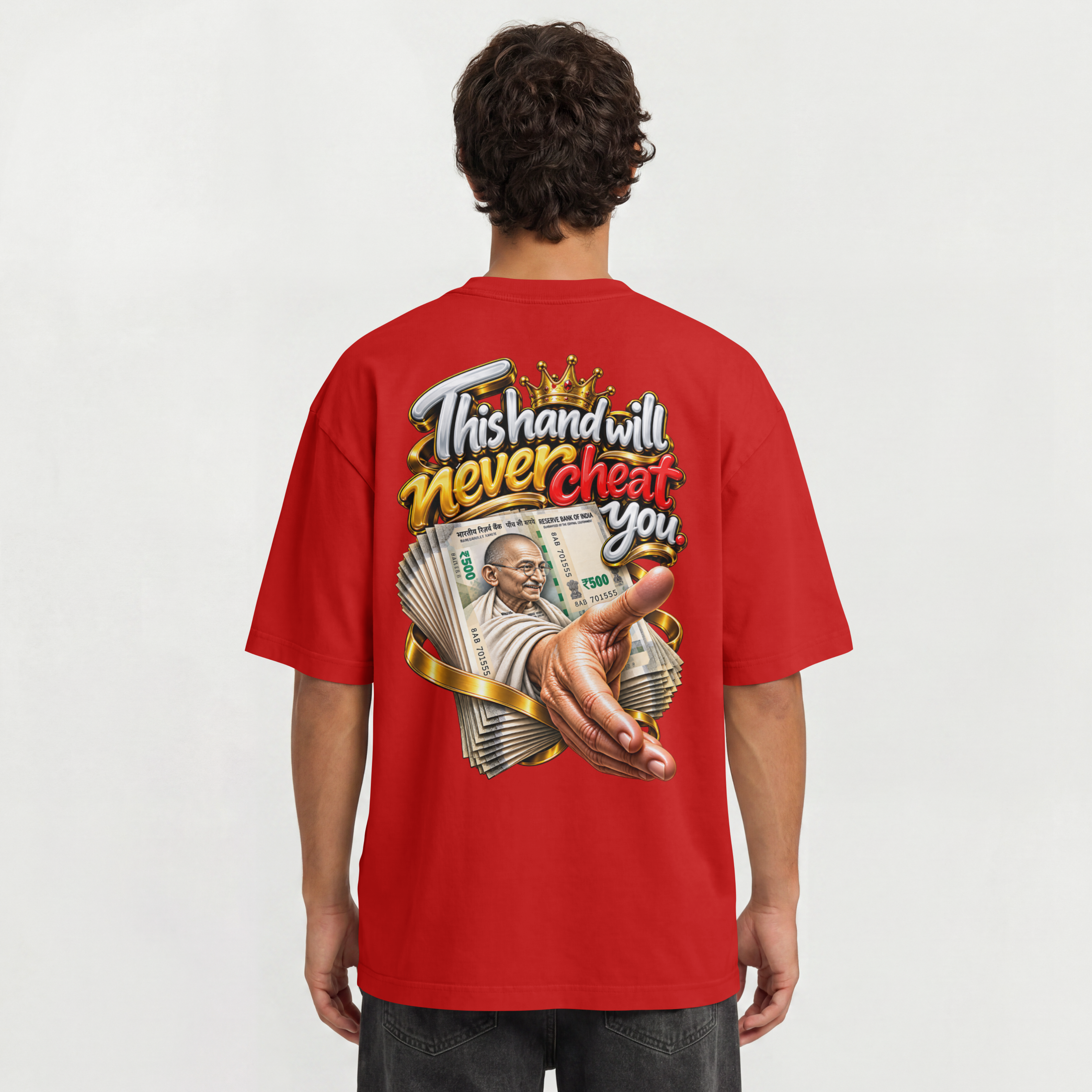 UNISEX OVERSIZED STEETWEAR - POWER OF MONEY