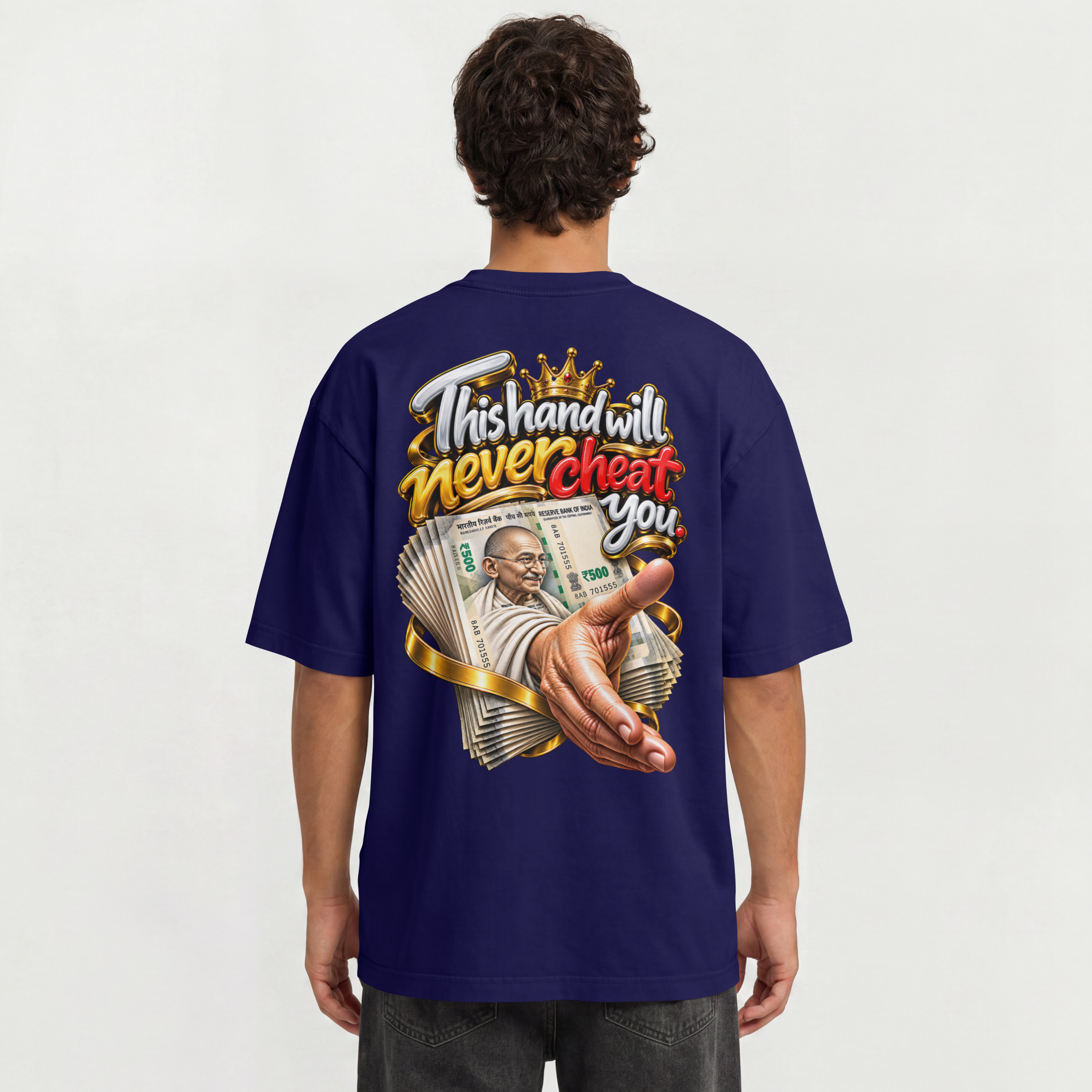 UNISEX OVERSIZED STEETWEAR - POWER OF MONEY