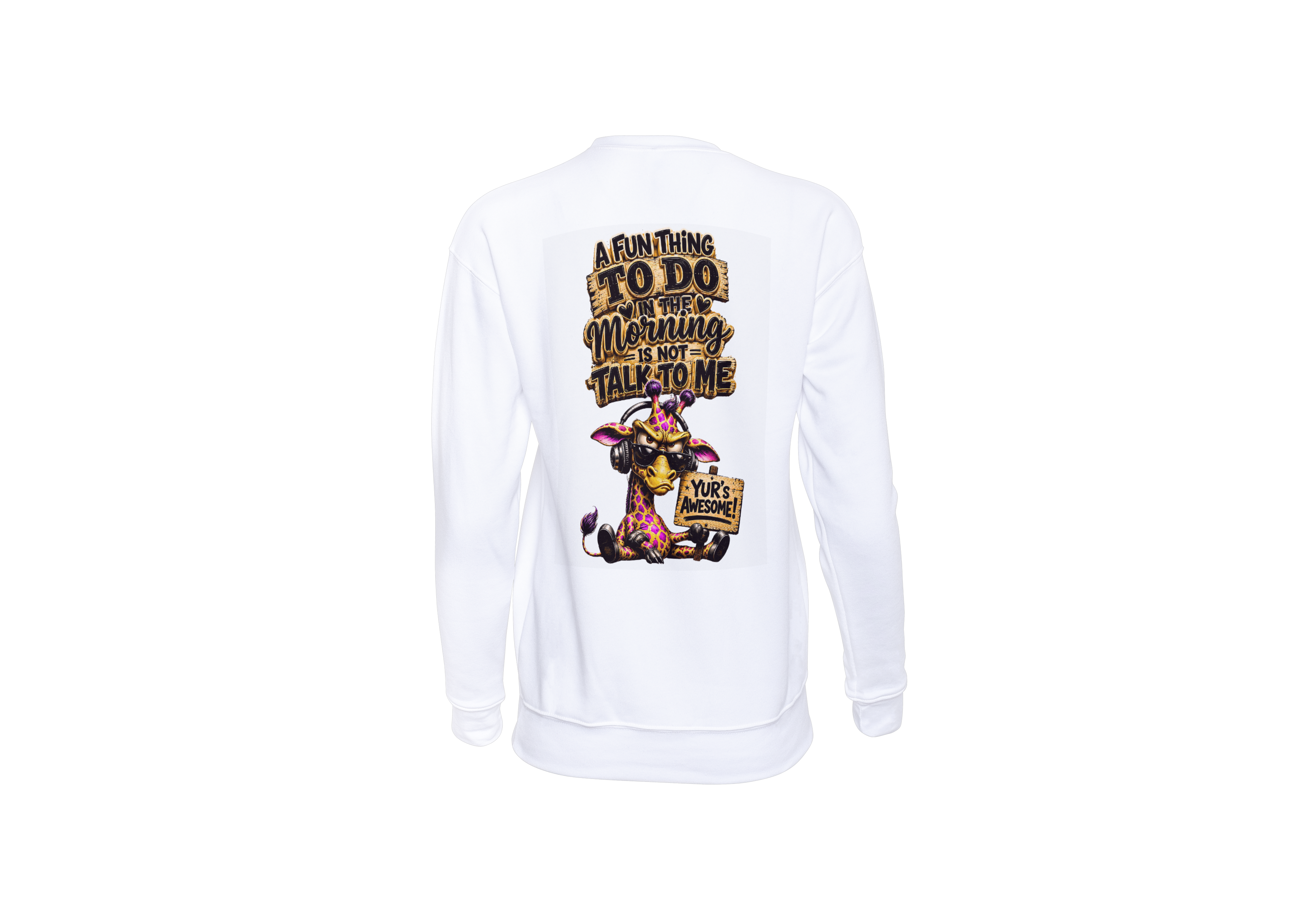 WOMENS TRENDY SWEATSHIRT - MORNING VIBE