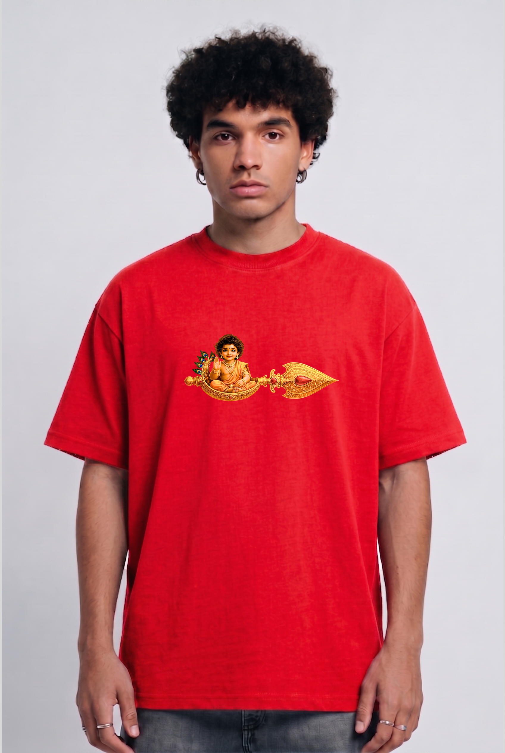 Men's Super Combed Cotton Oversized T-Shirt - Murugan