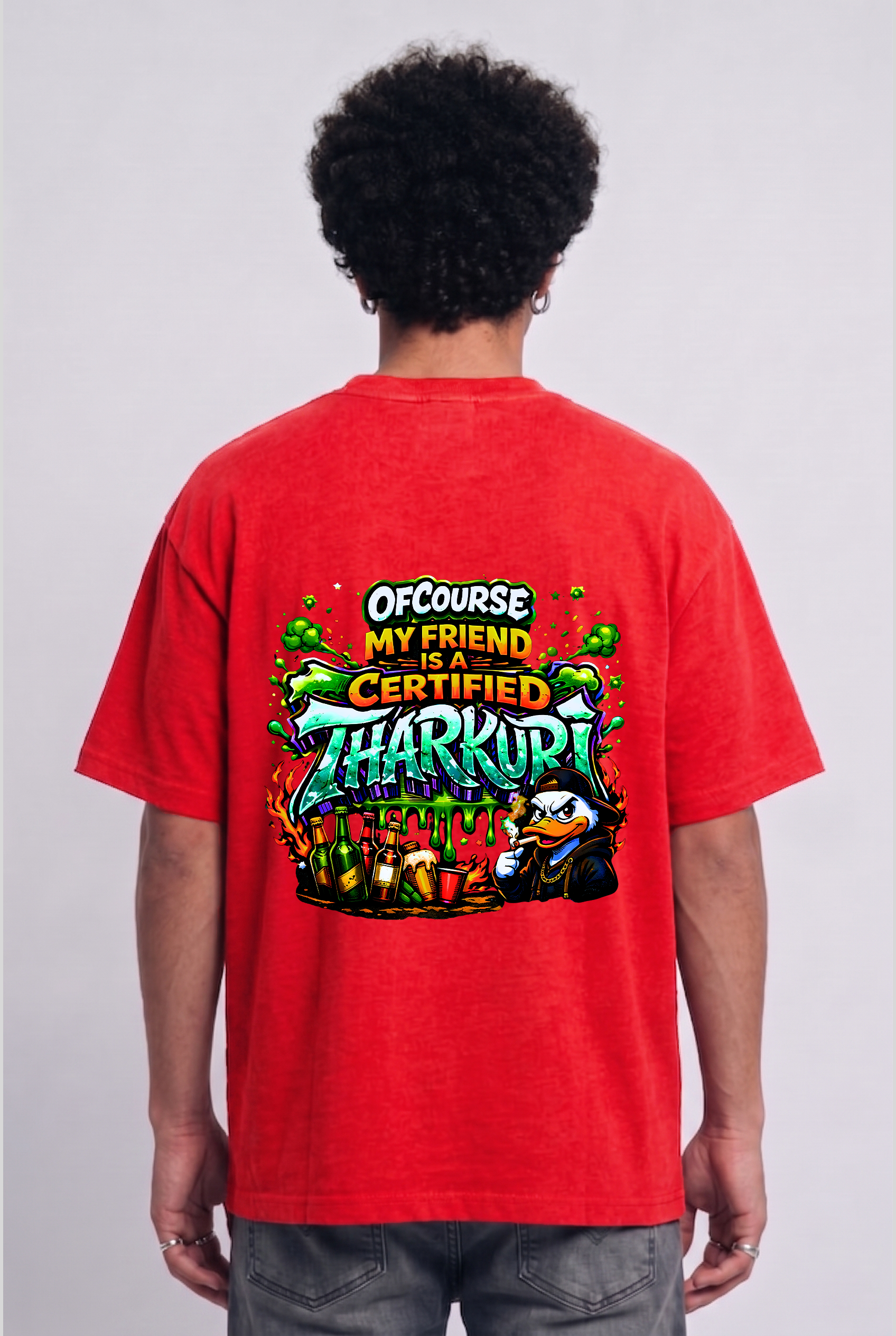Men's Super Combed Cotton Oversized T-Shirt - Certified