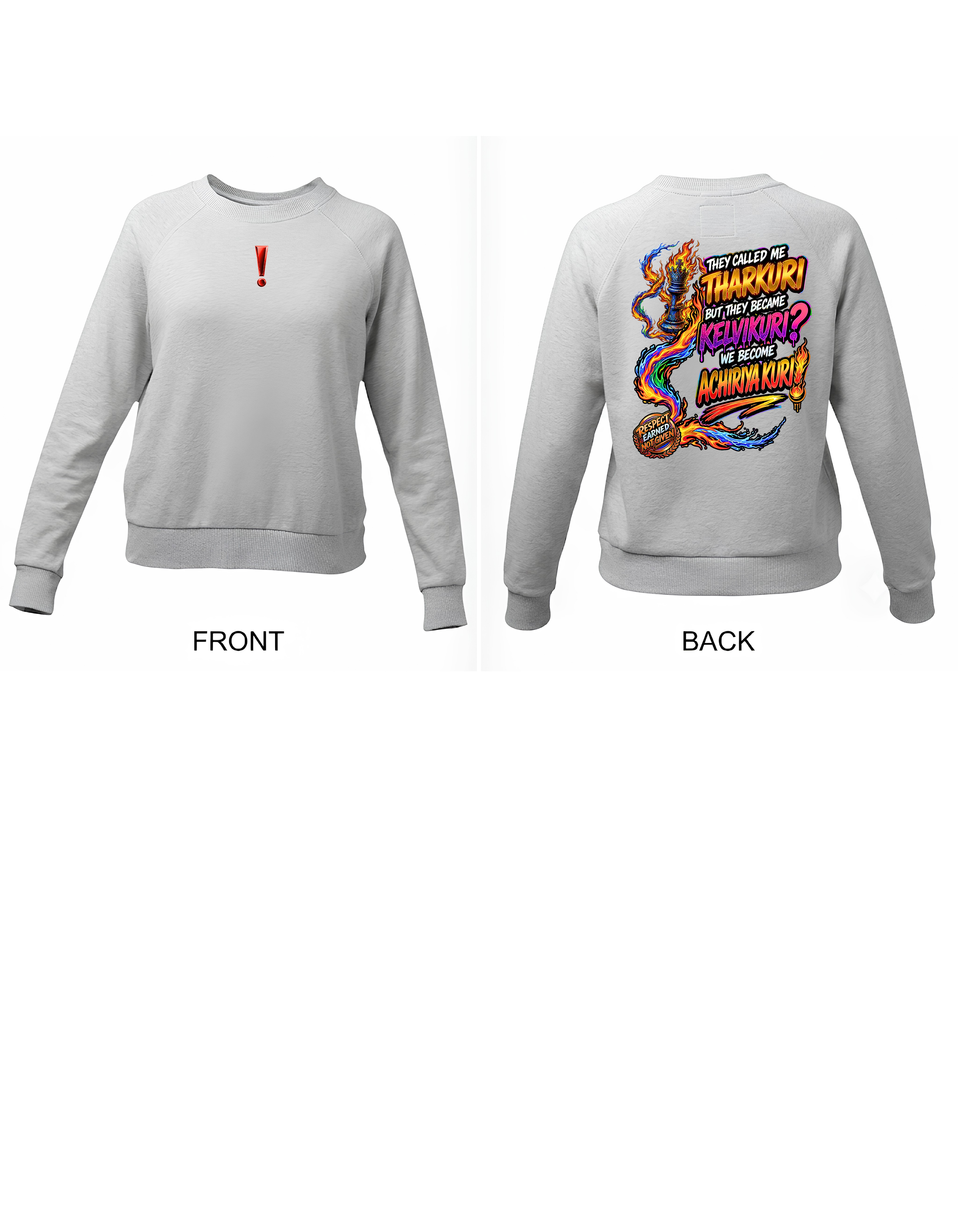 MEN'S BOLD ALPHA MALE SWEATSHIRT - THARKURI TROLL