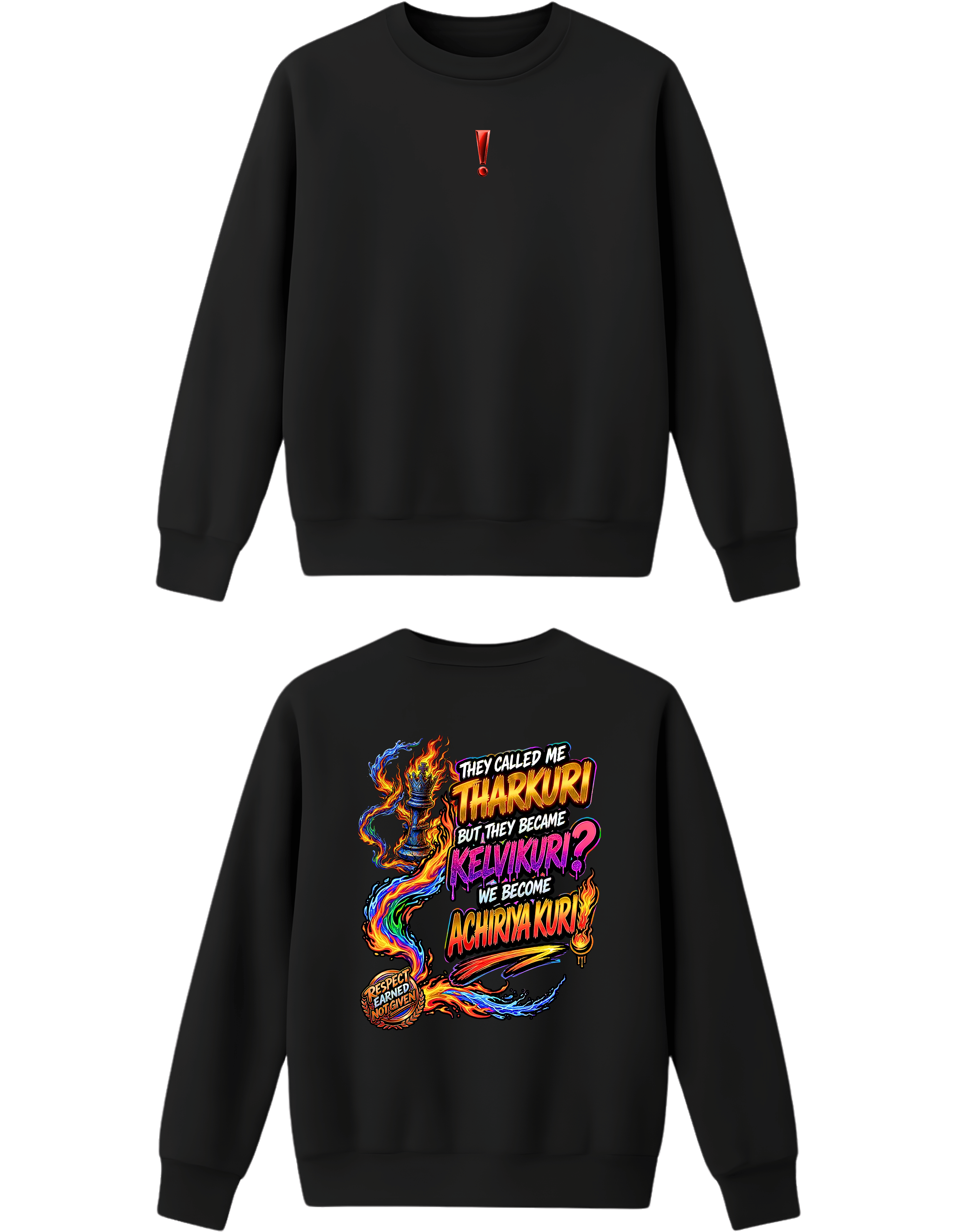 MEN'S BOLD ALPHA MALE SWEATSHIRT - THARKURI TROLL