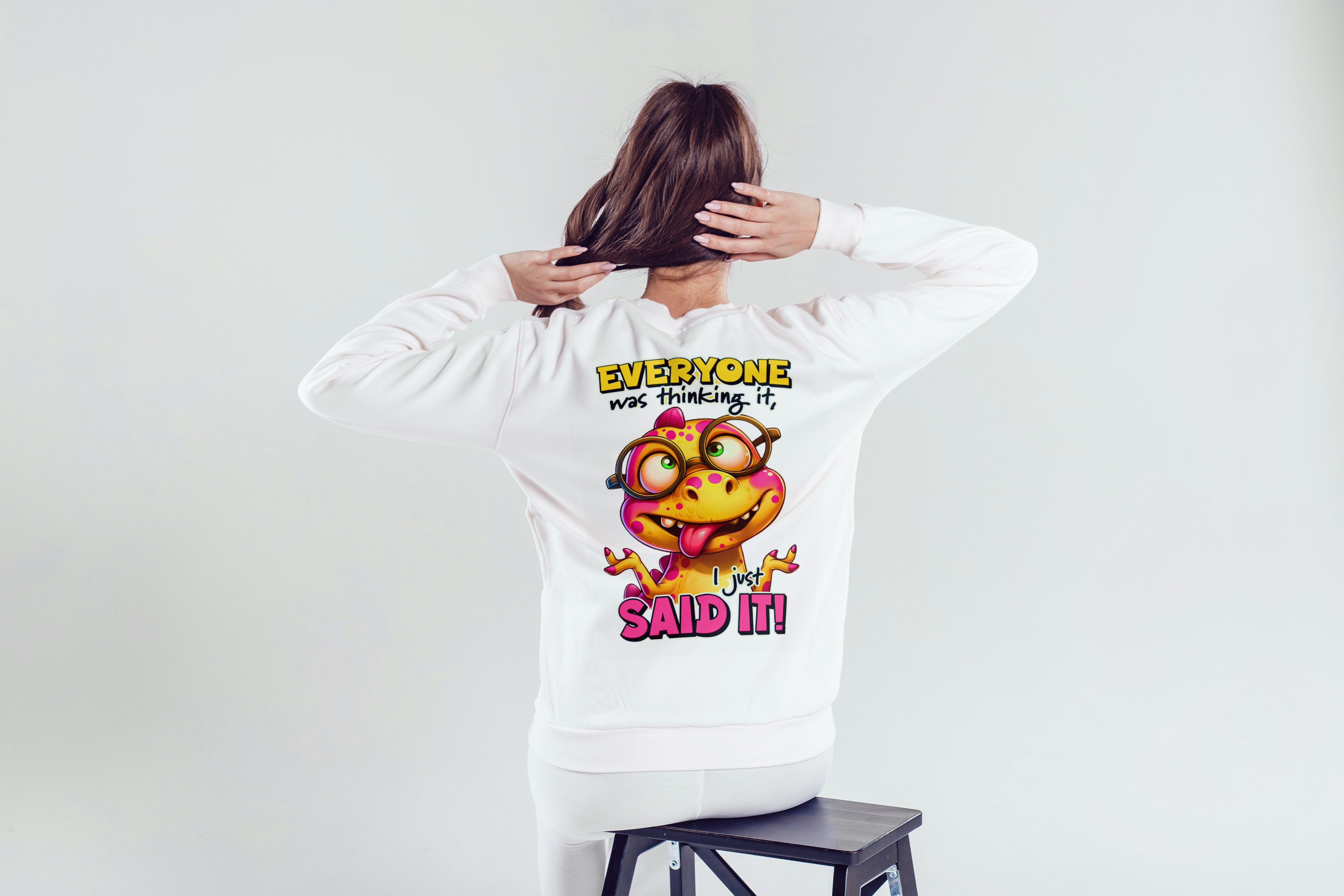 WOMENS Trendy Street Wear SWEATSHIRT - Said It